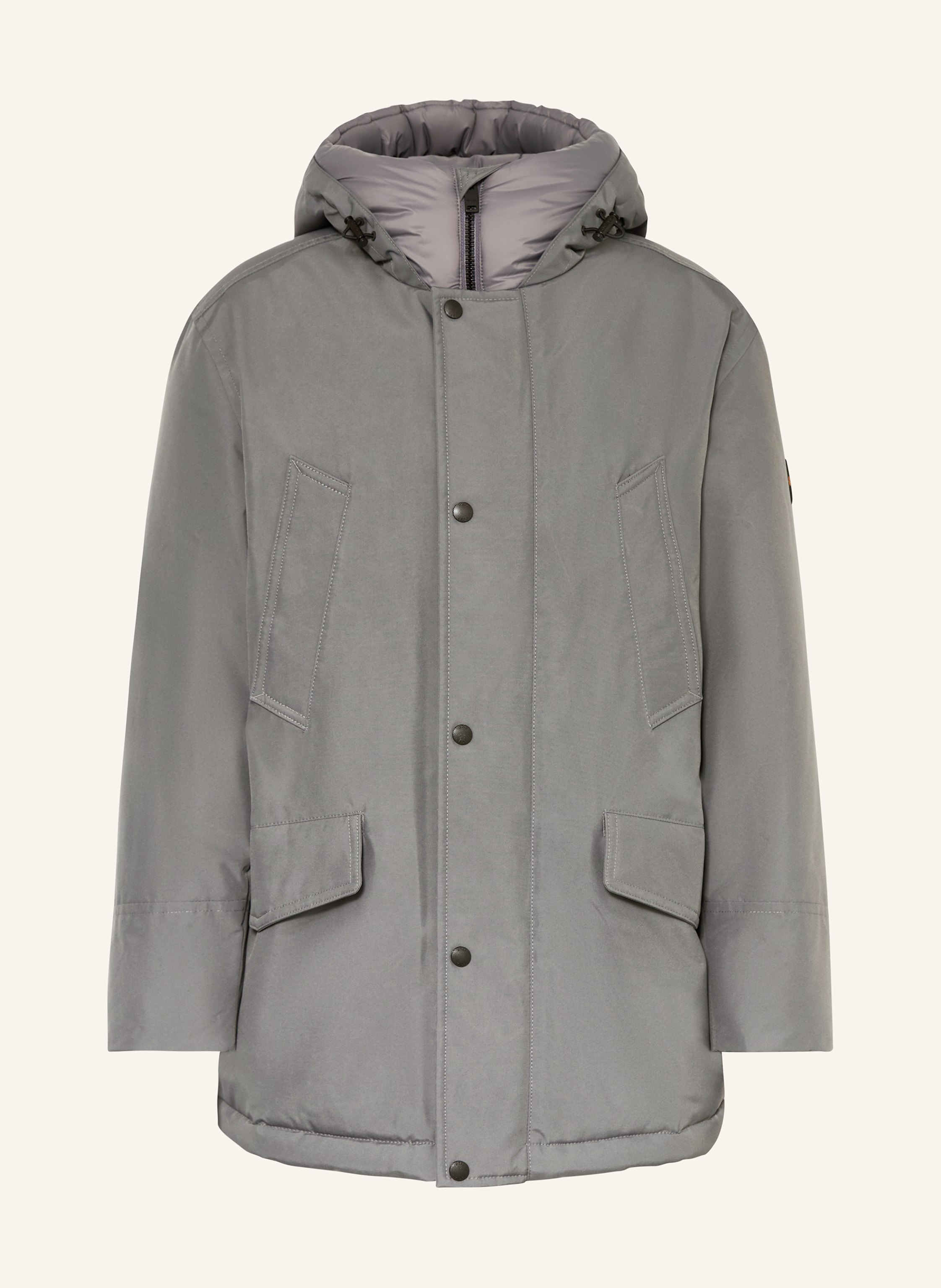 Boss Parka osiass1 grau