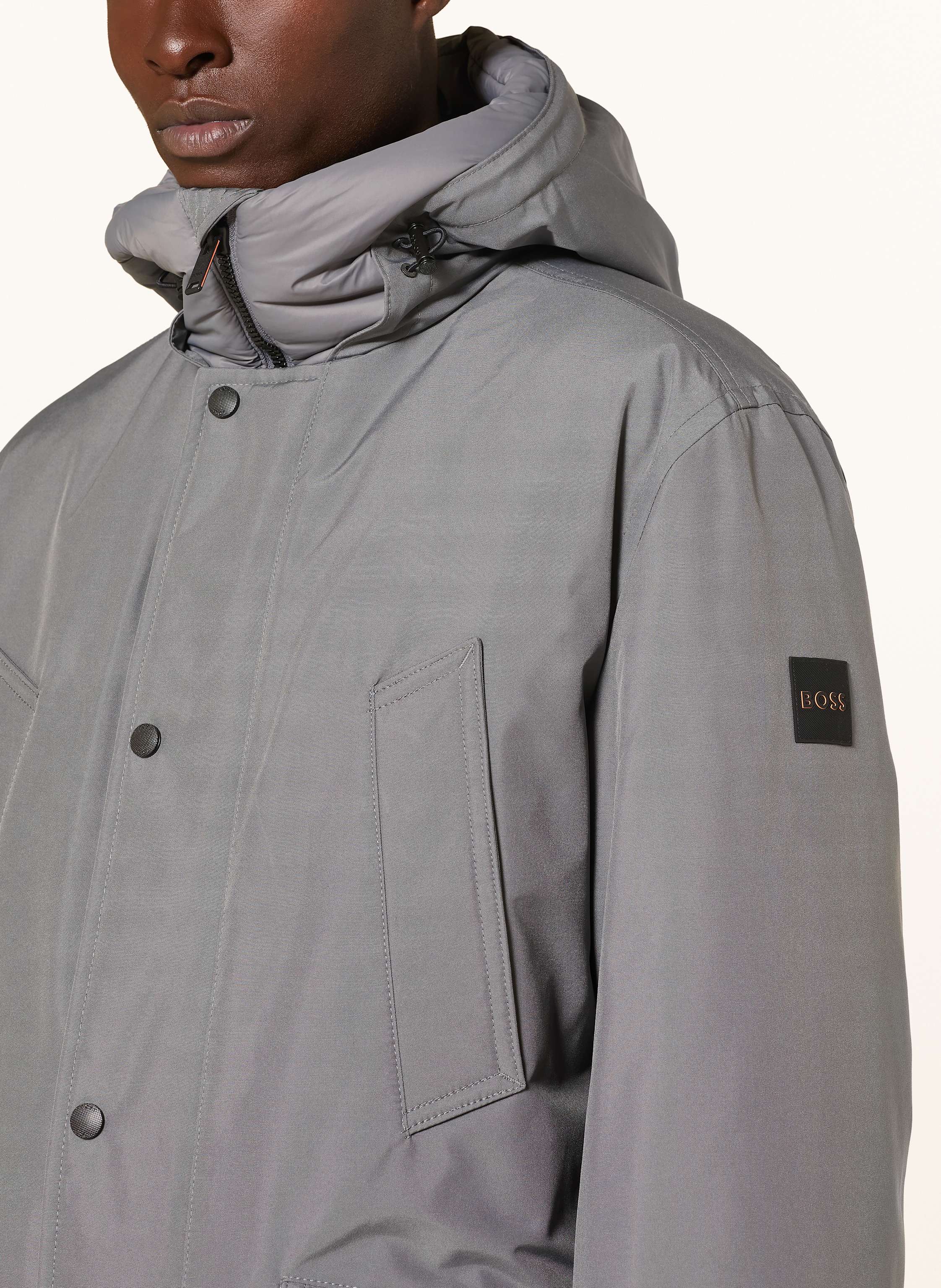 Thumbnail - Boss Parka osiass1 grau