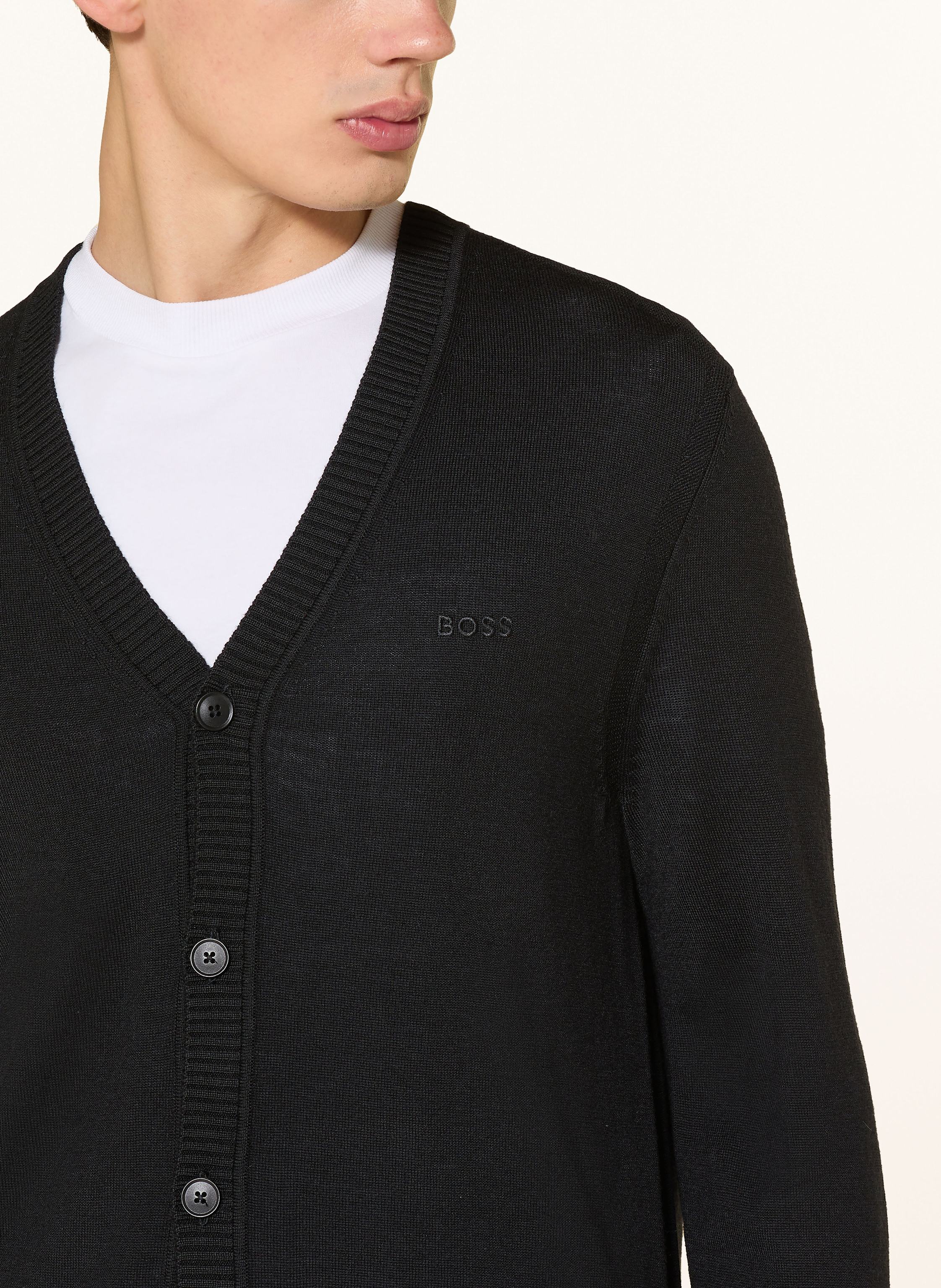 Thumbnail - Boss Strickjacke Avac schwarz