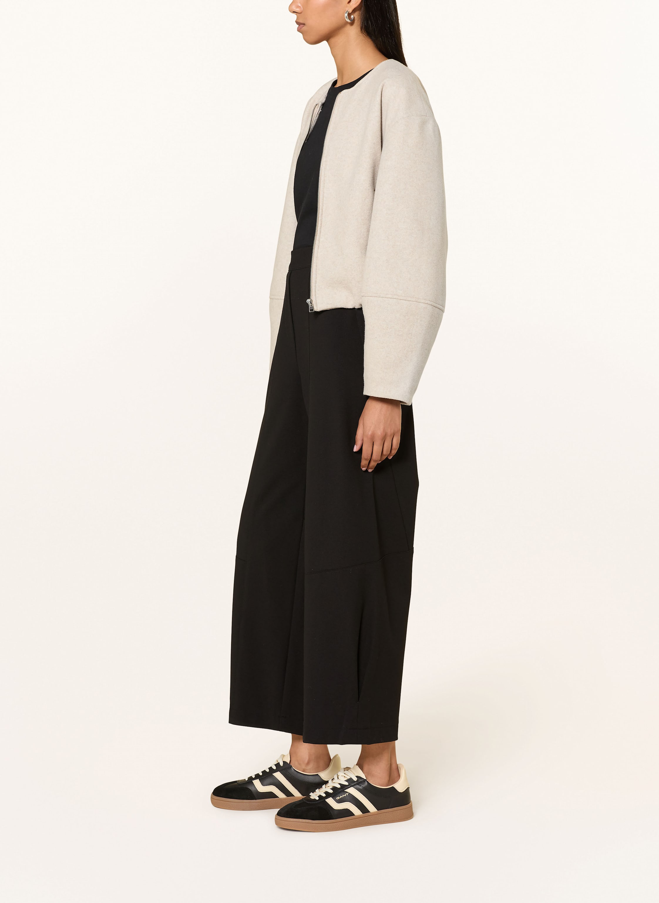 Thumbnail - Raffaello Rossi 7/8-Hose Hale Aus Jersey schwarz