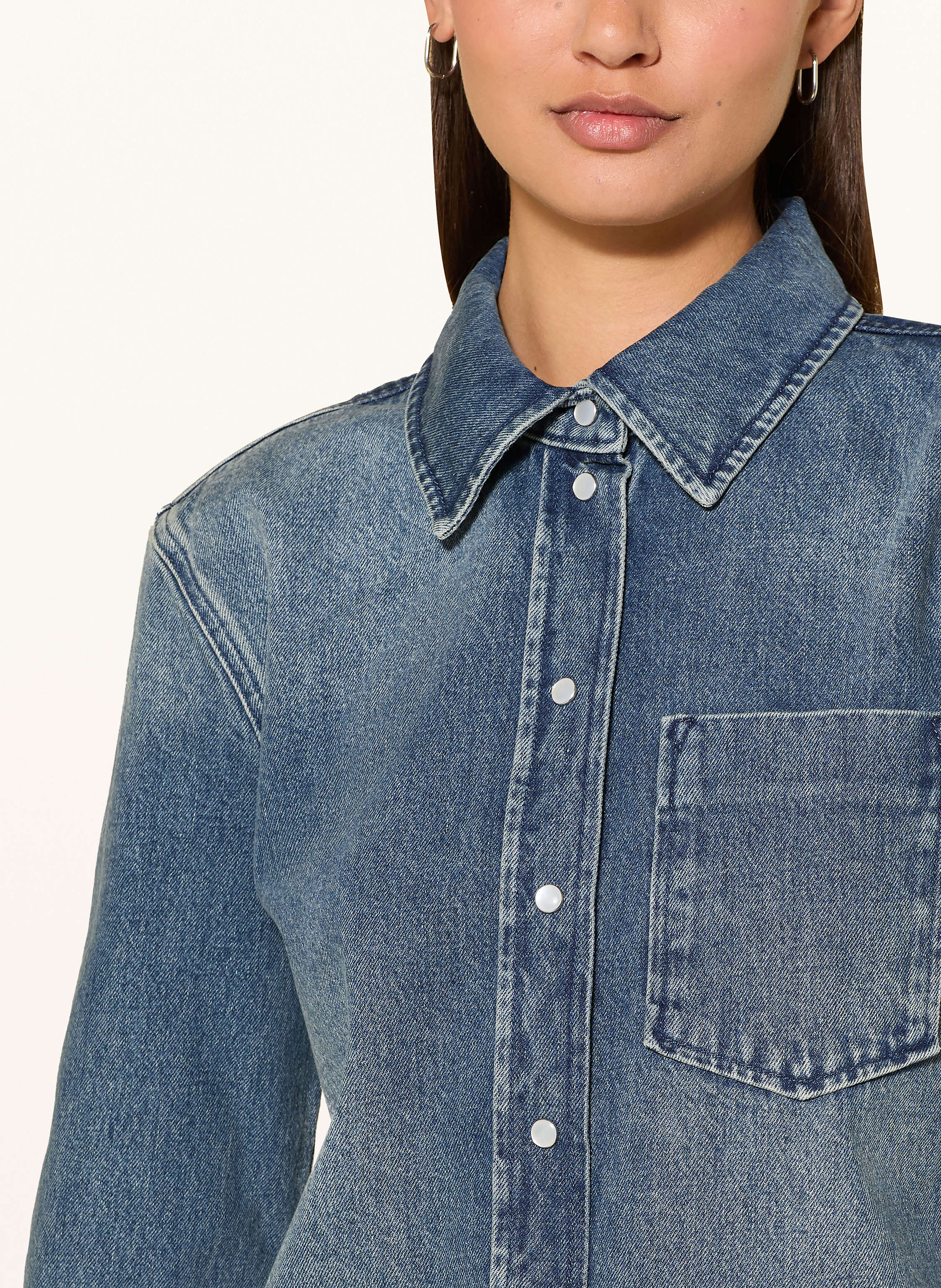 Thumbnail - Lala Berlin Denim-Overjacket Beks blau