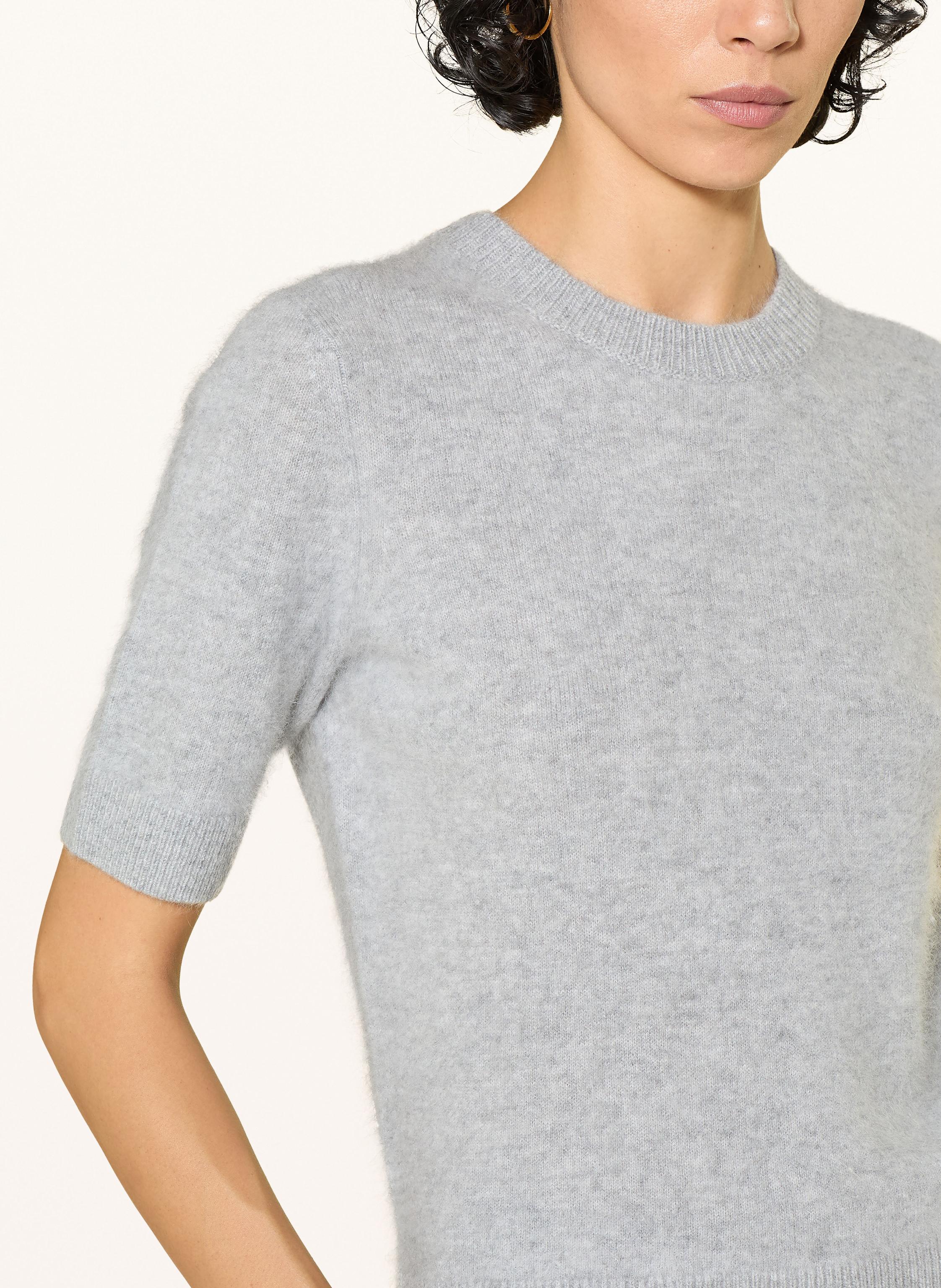 Thumbnail - Dorothee Schumacher Strickshirt Fluffy Statements Mit Seide grau