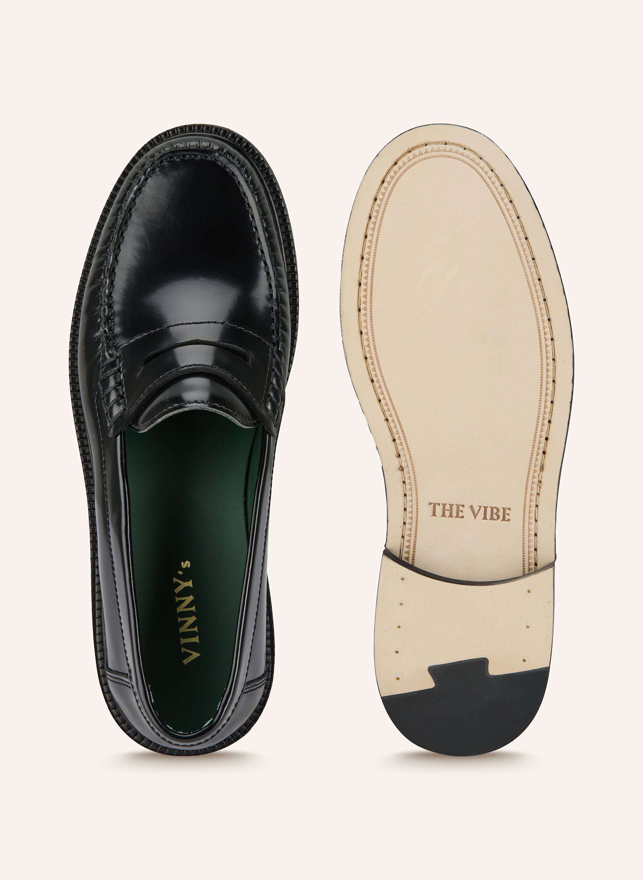 Thumbnail - Vinny's Penny-Loafer Yardee schwarz