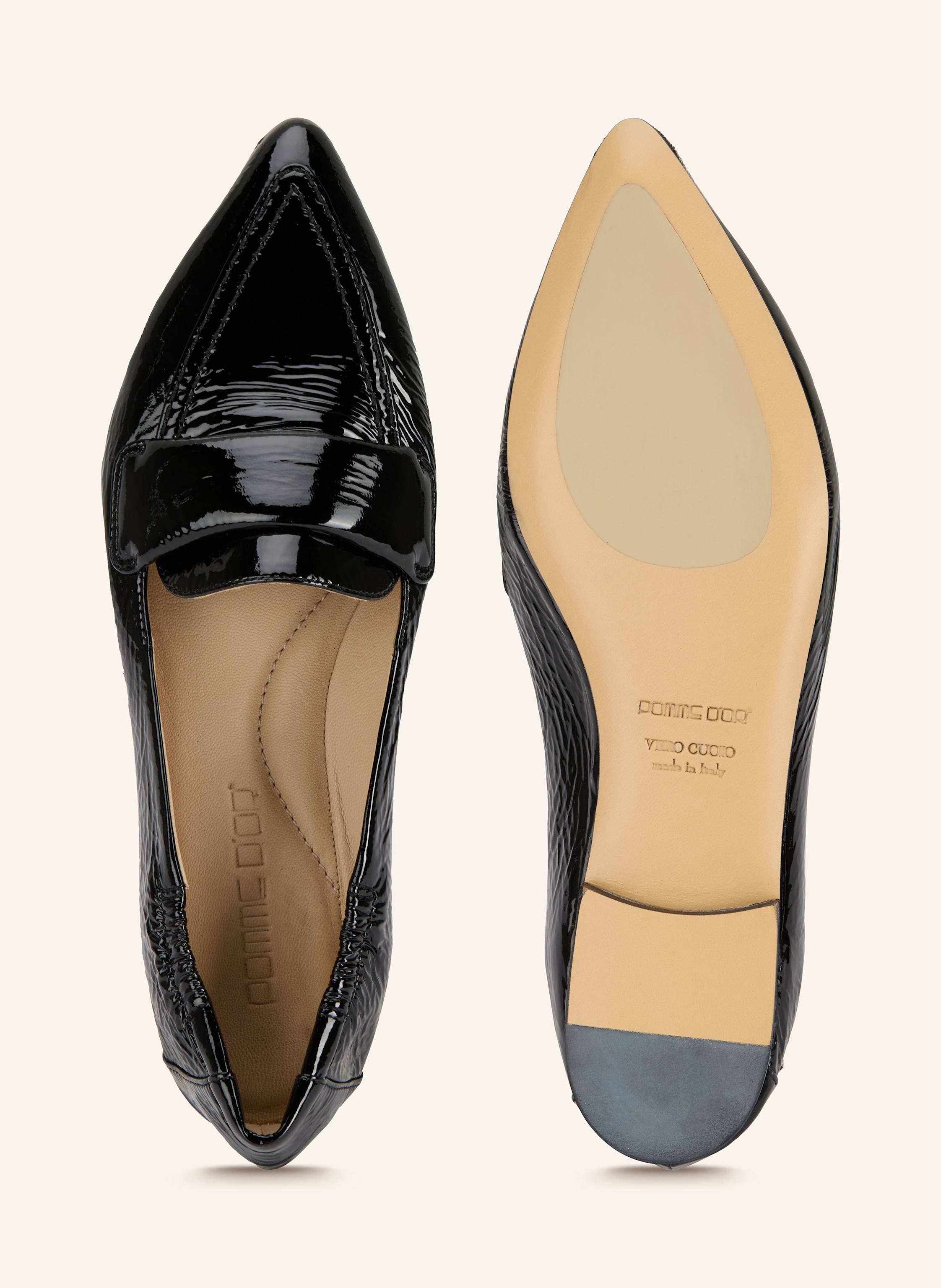 Thumbnail - Pomme D'or Lack-Loafer Grace schwarz