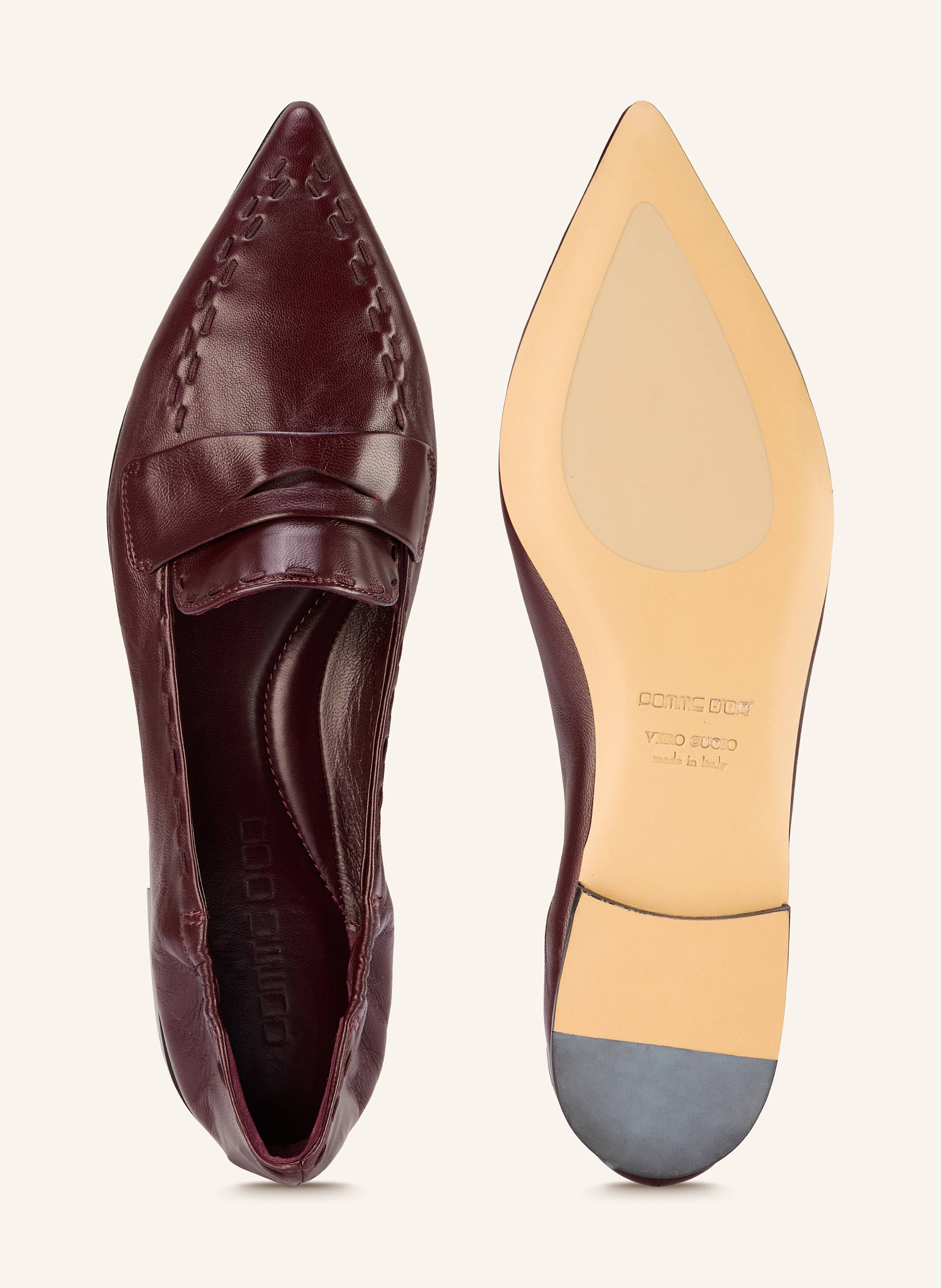 Thumbnail - Pomme D'or Penny-Loafer Ingrid rot