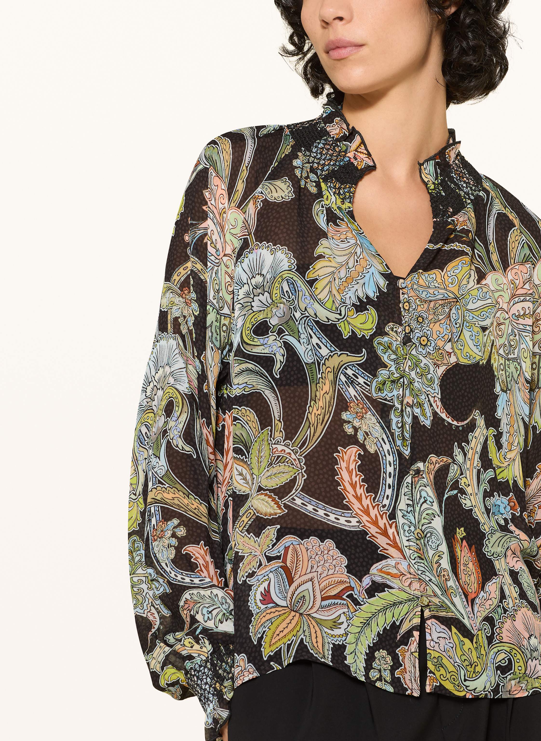 Thumbnail - Princess Goes Hollywood Bluse Mit Rüschen schwarz