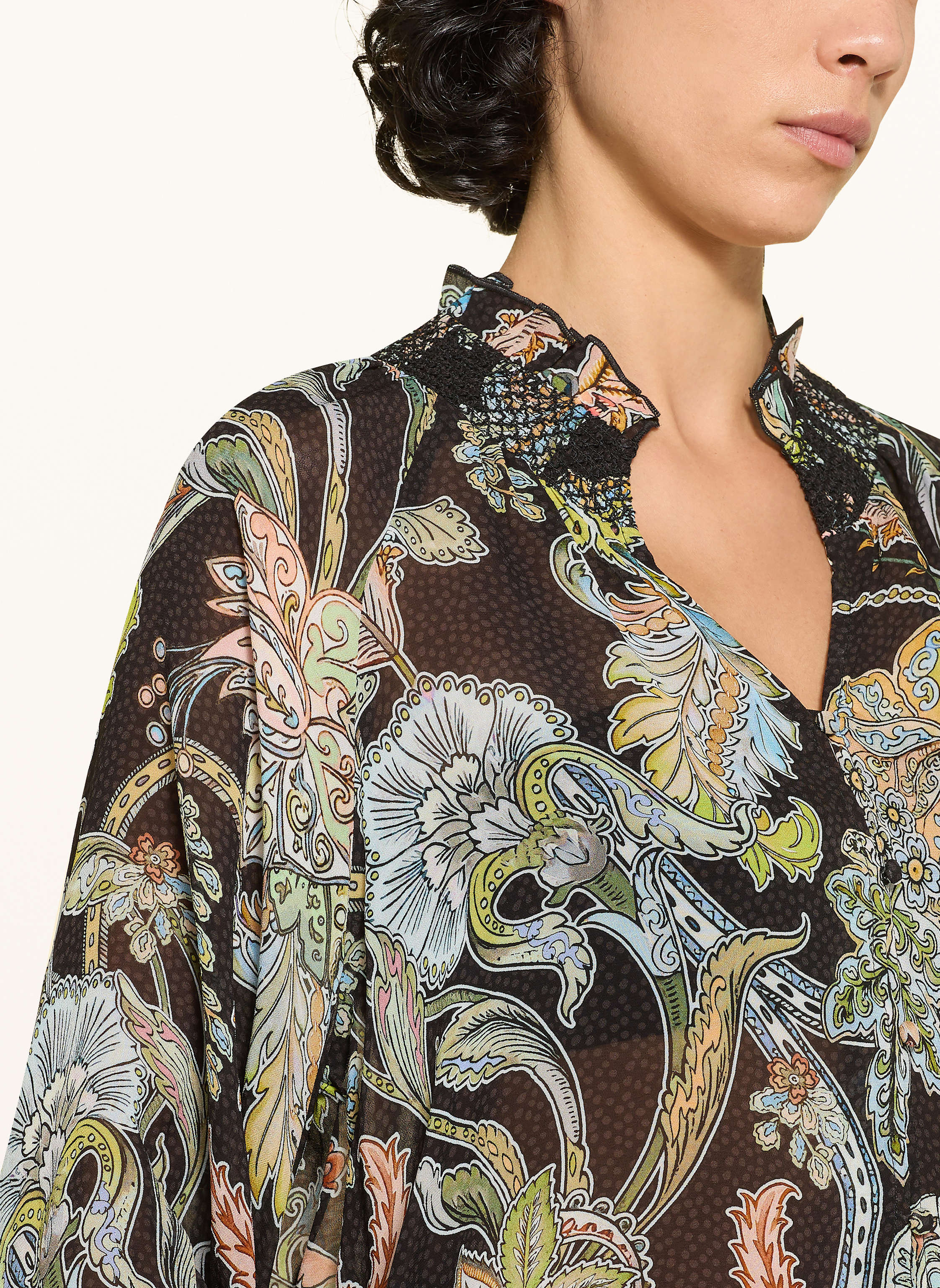 Thumbnail - Princess Goes Hollywood Bluse Mit Rüschen schwarz