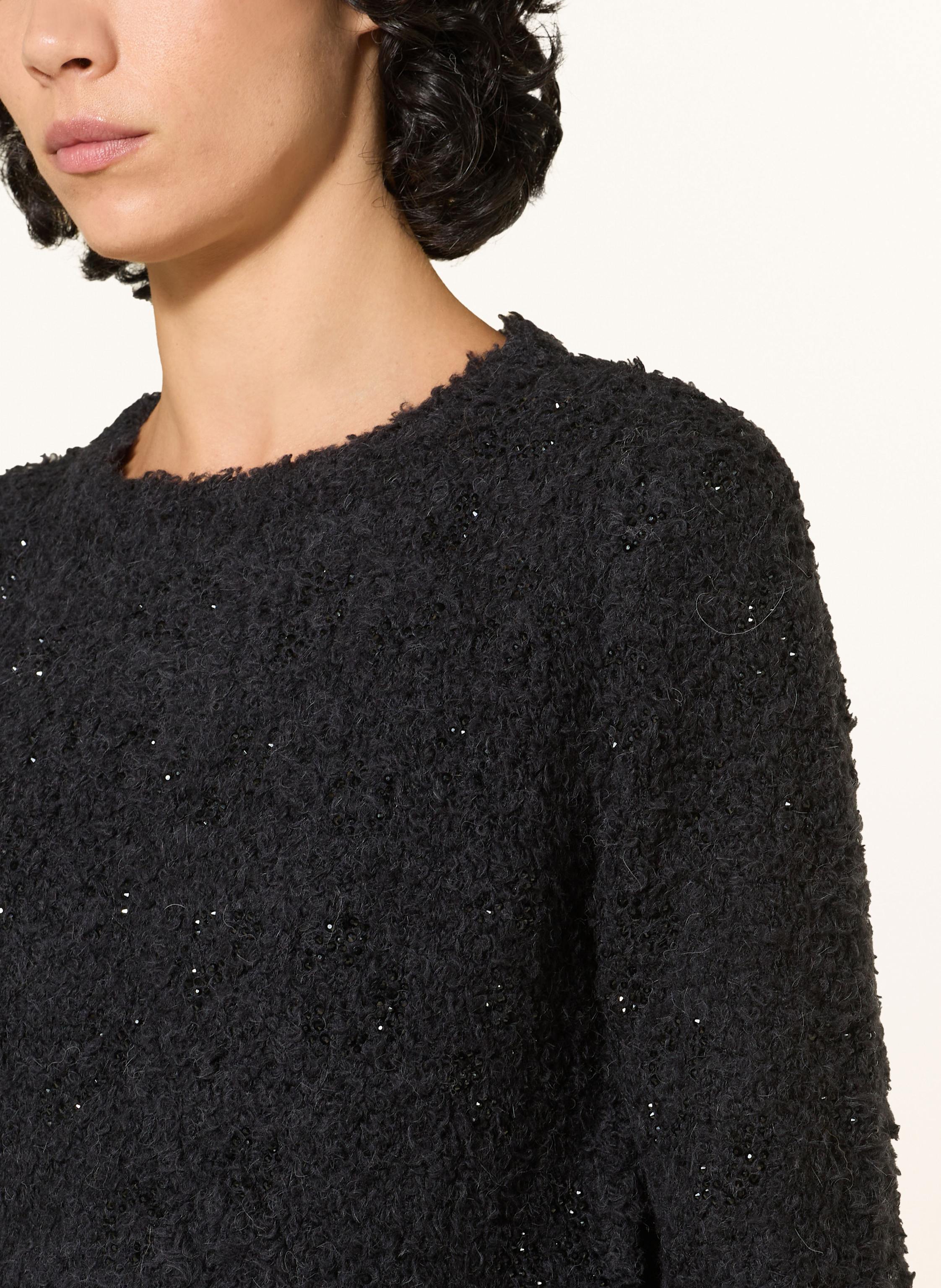 Thumbnail - Princess Goes Hollywood Pullover Mit Alpaka Und Mit Schmucksteinen schwarz