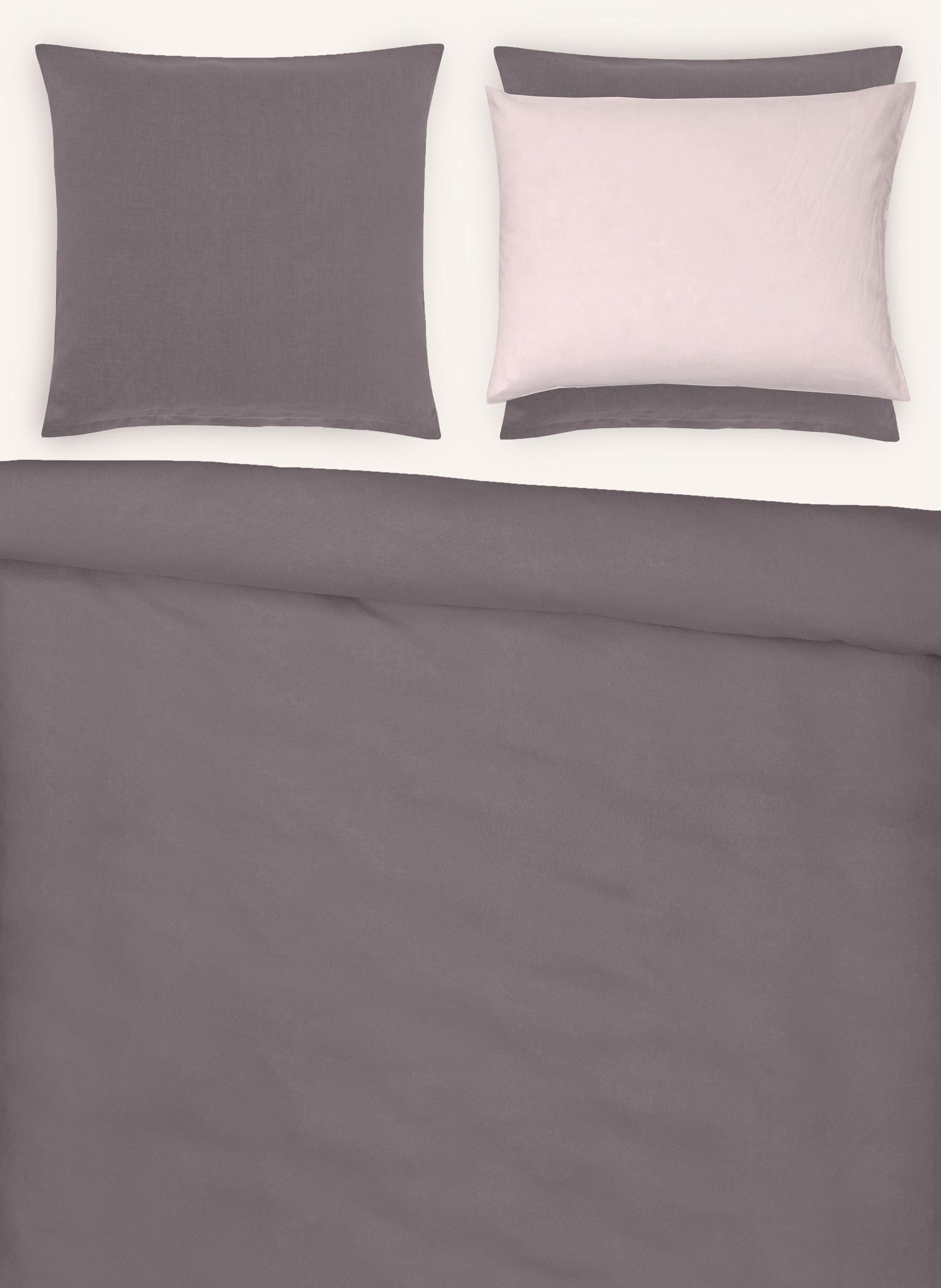 Thumbnail - Christian Fischbacher Bettwäsche-Set Lienzo Aus Leinen grau