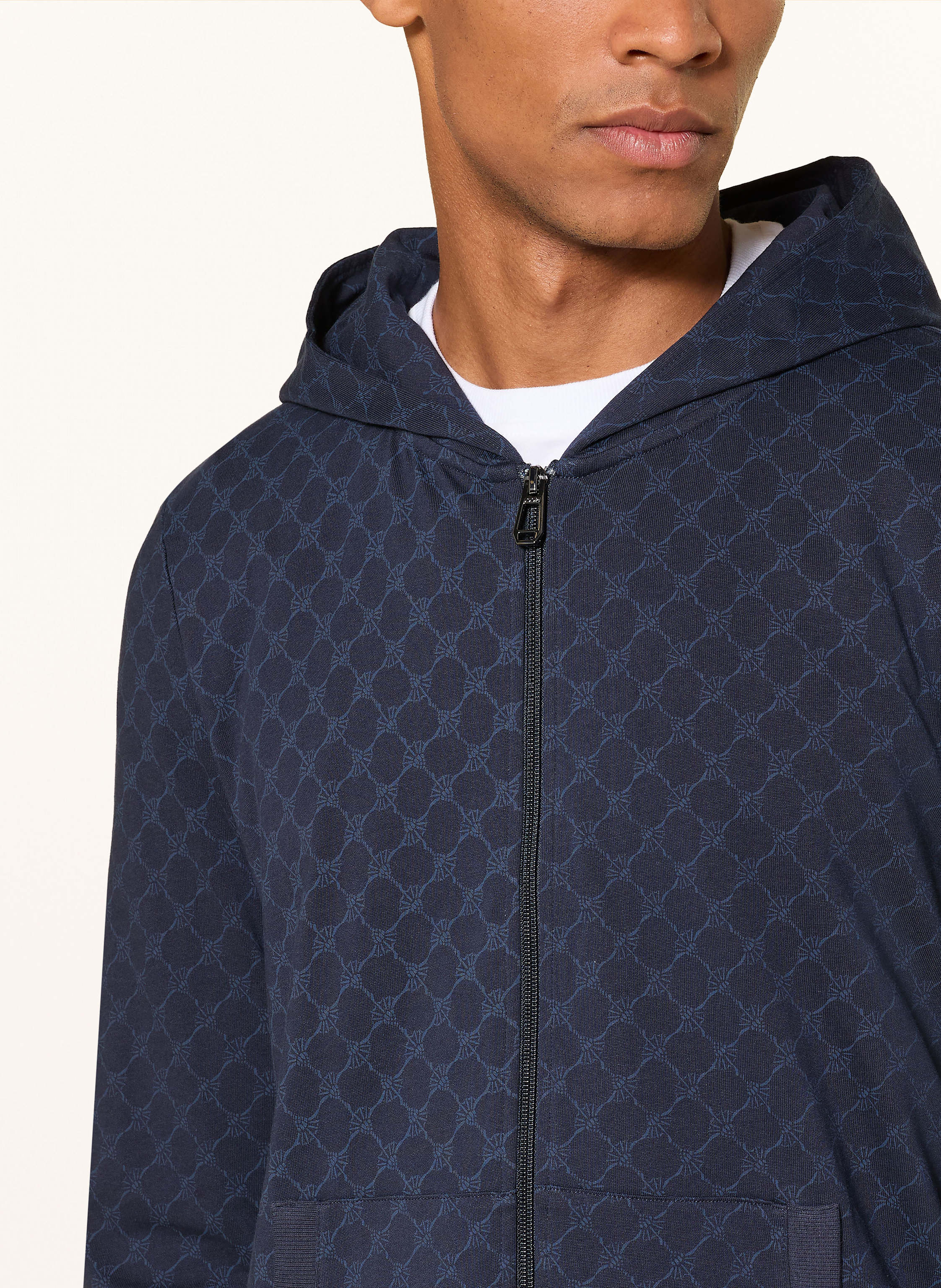 Thumbnail - Joop! Lounge-Sweatjacke blau