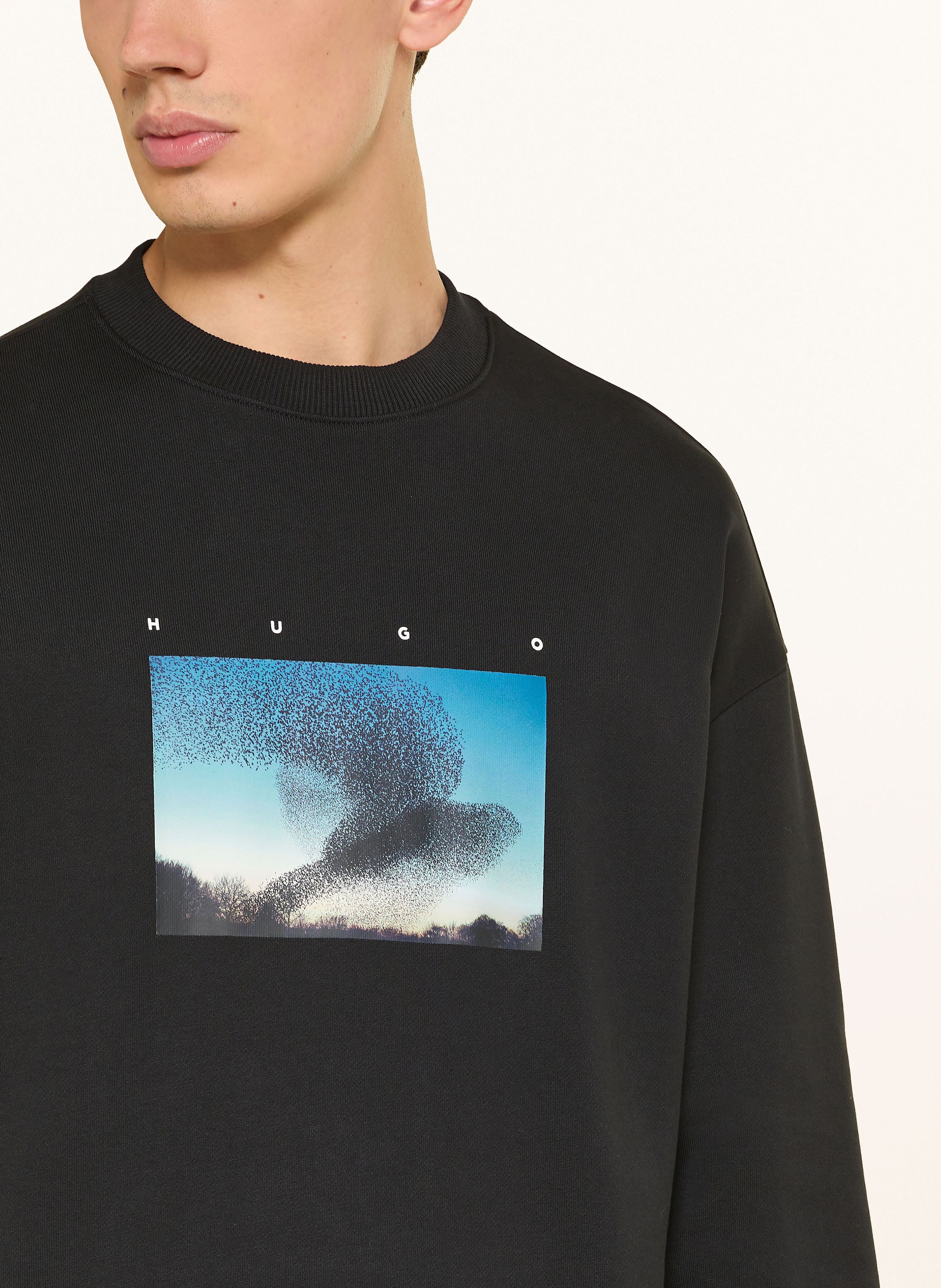 Thumbnail - Hugo Sweatshirt Dorizonto schwarz