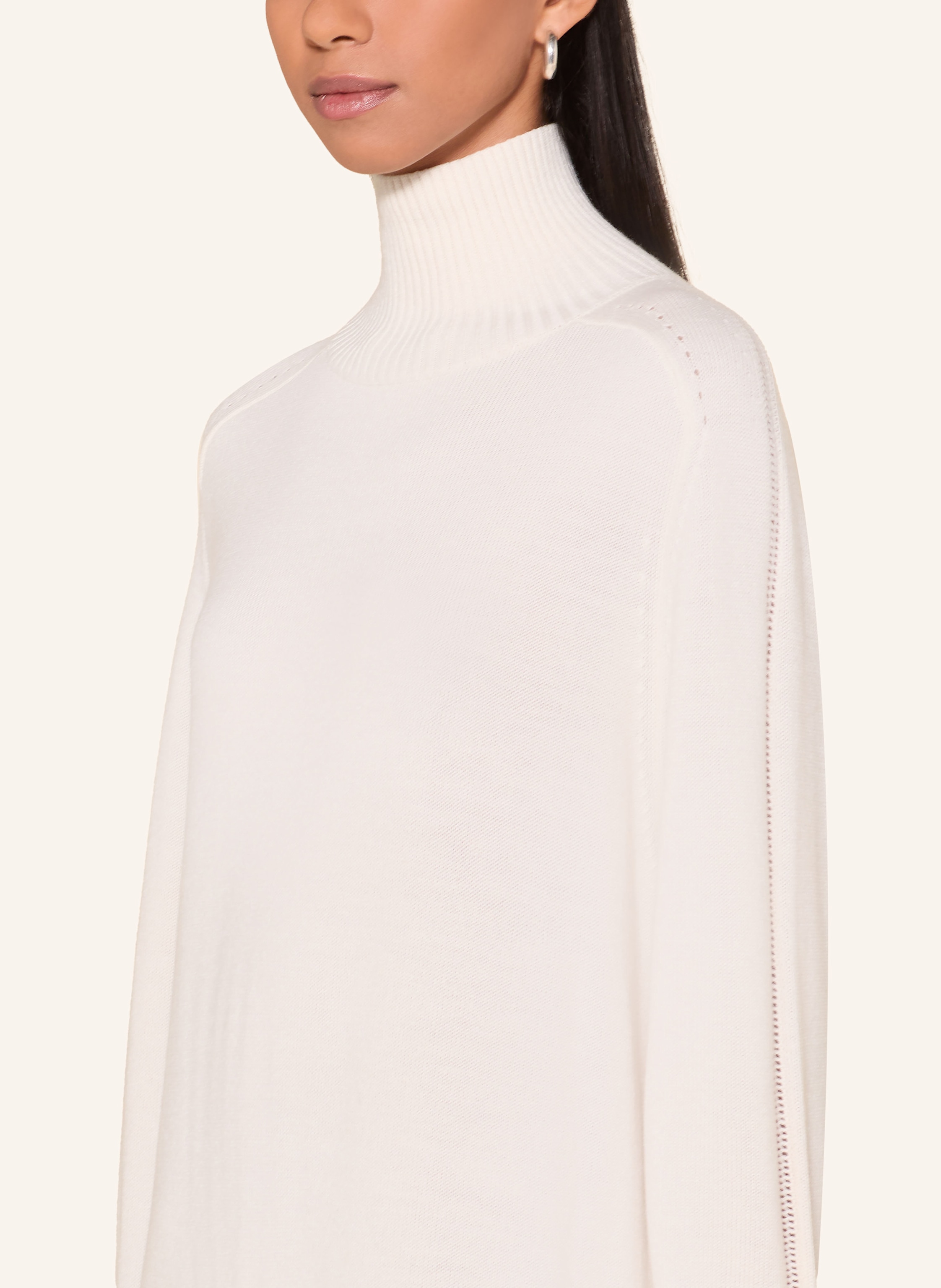 Thumbnail - Boss Strickkleid Fagliatelle weiss