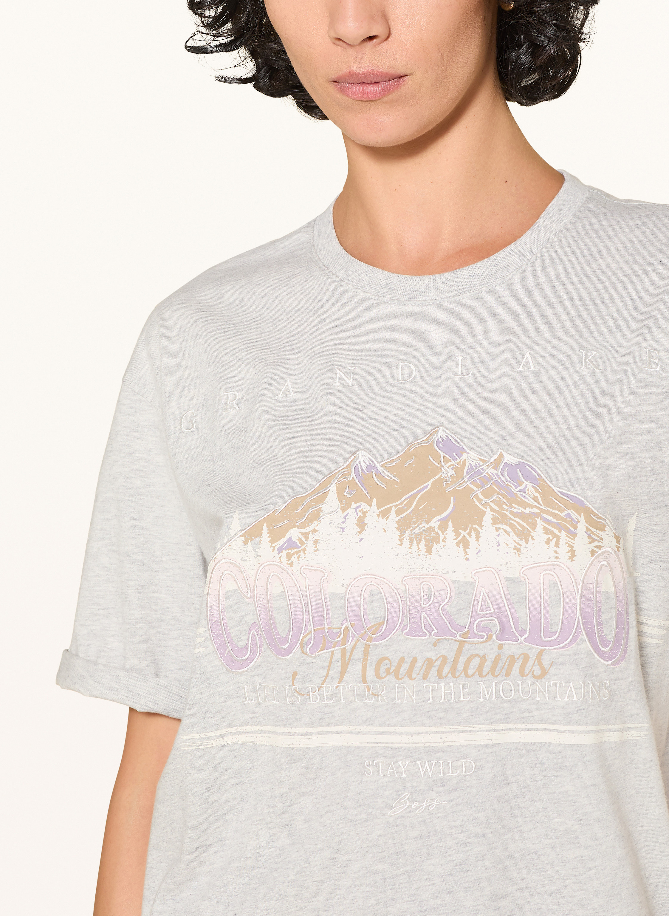 Thumbnail - Boss T-Shirt Evi grau