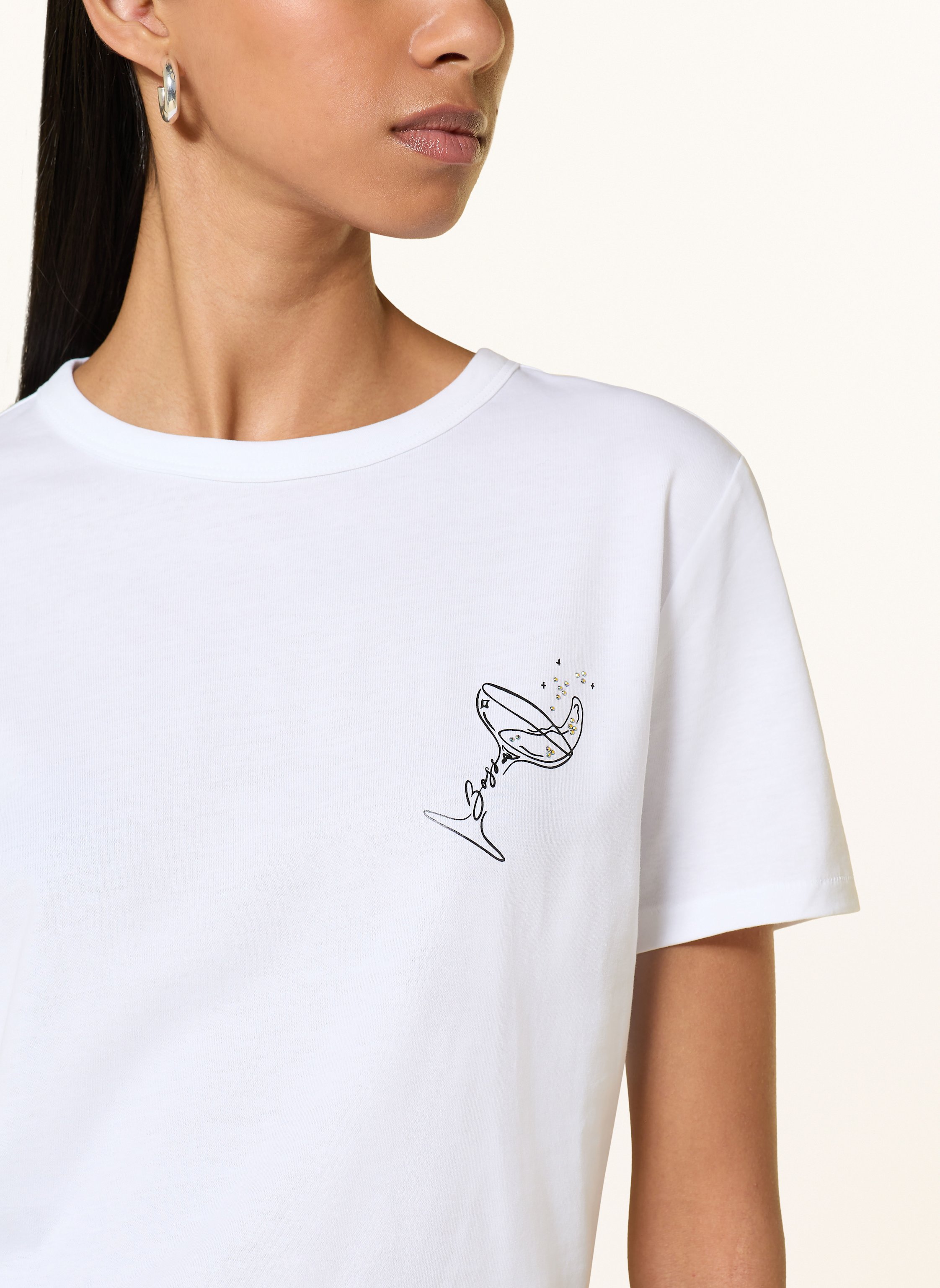 Thumbnail - Boss T-Shirt Elogo beige