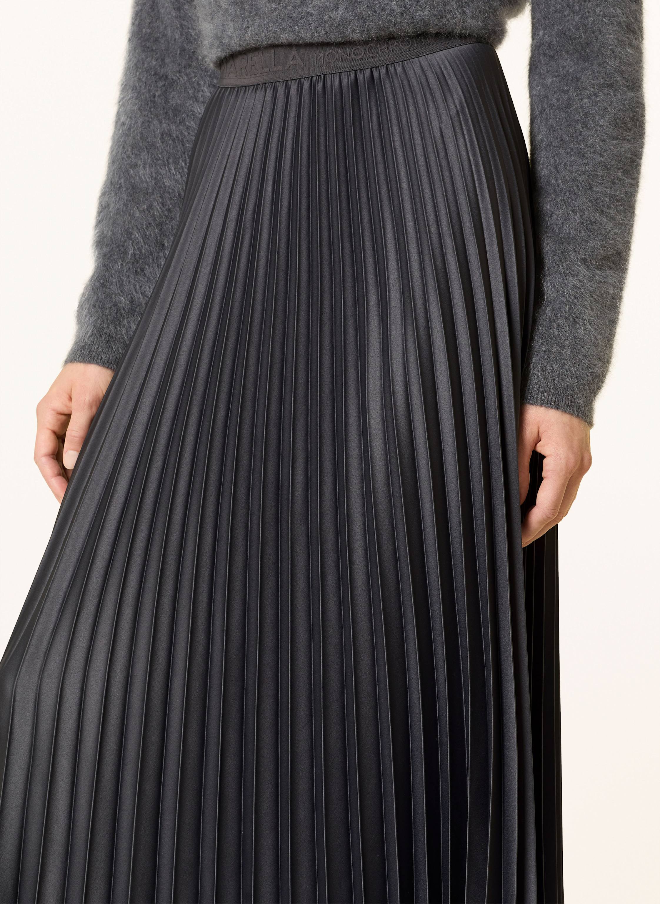 Thumbnail - Marella Plisseerock grau