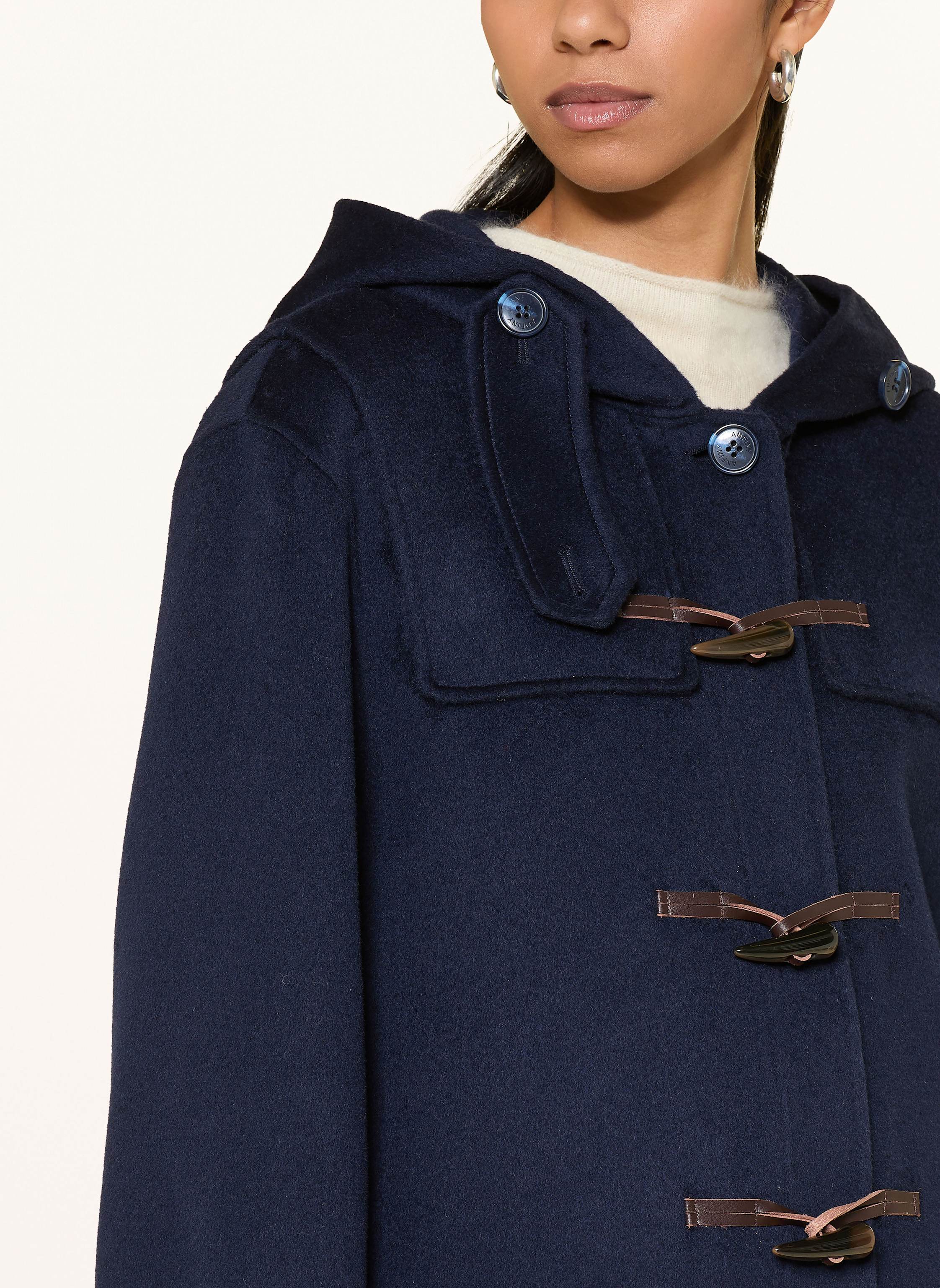 Thumbnail - Anfiny Dufflecoat Mary blau