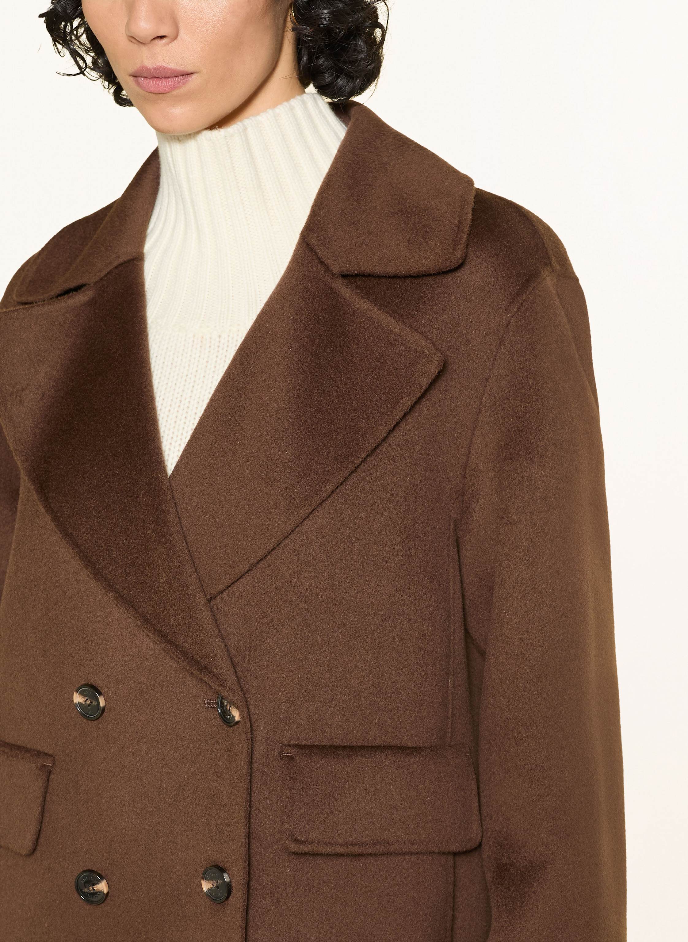 Thumbnail - Anfiny Wollmantel Rachel braun