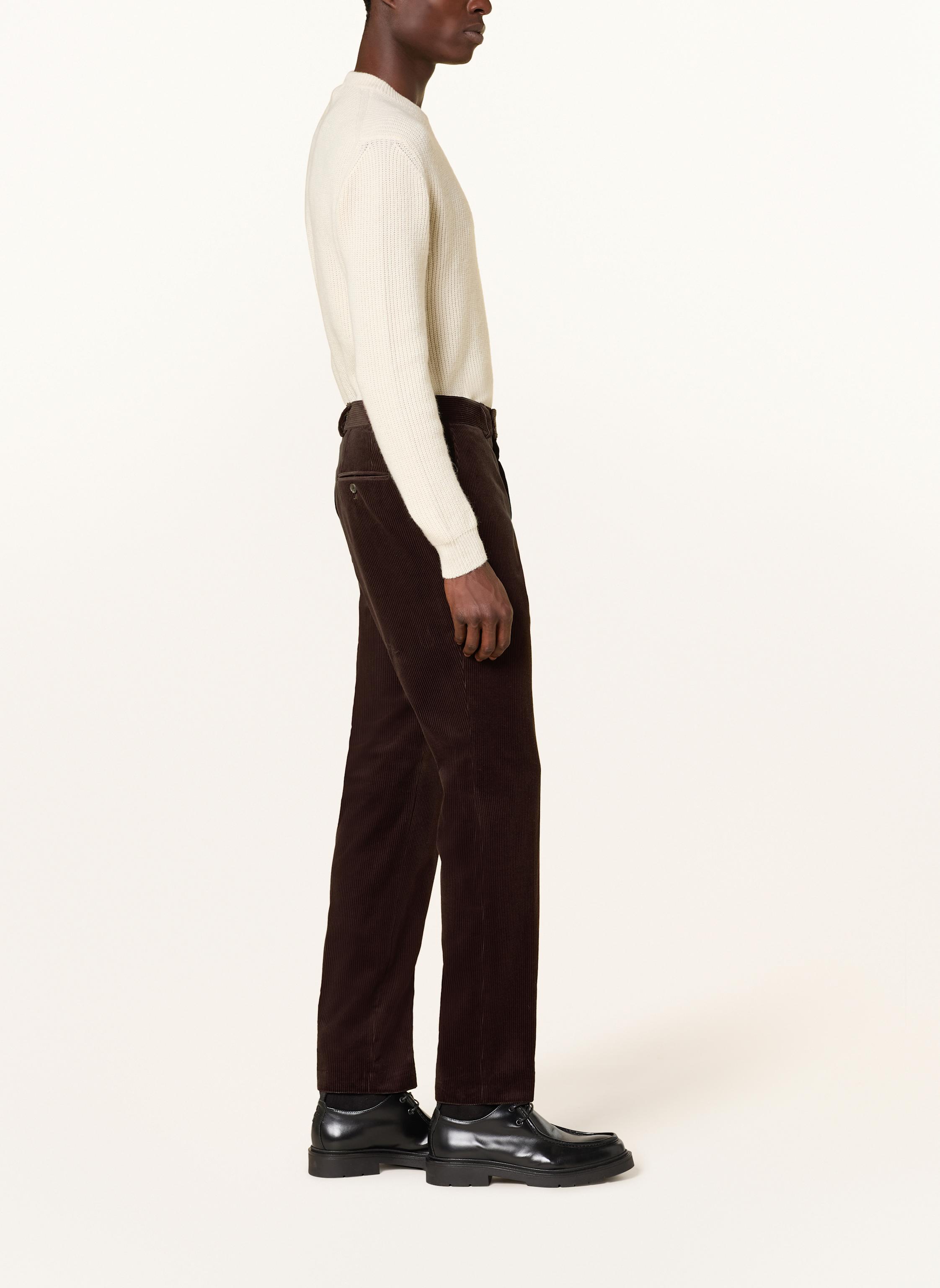 Thumbnail - Boss Anzughose Suit Extra Slim Fit Aus Cord braun