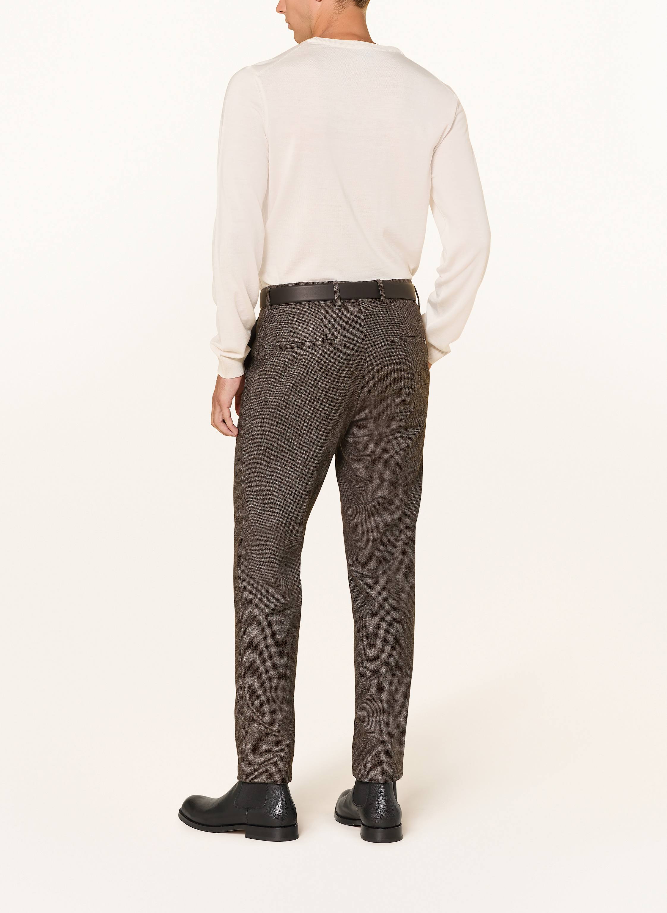 Thumbnail - Boss Anzughose Genius Slim Fit braun