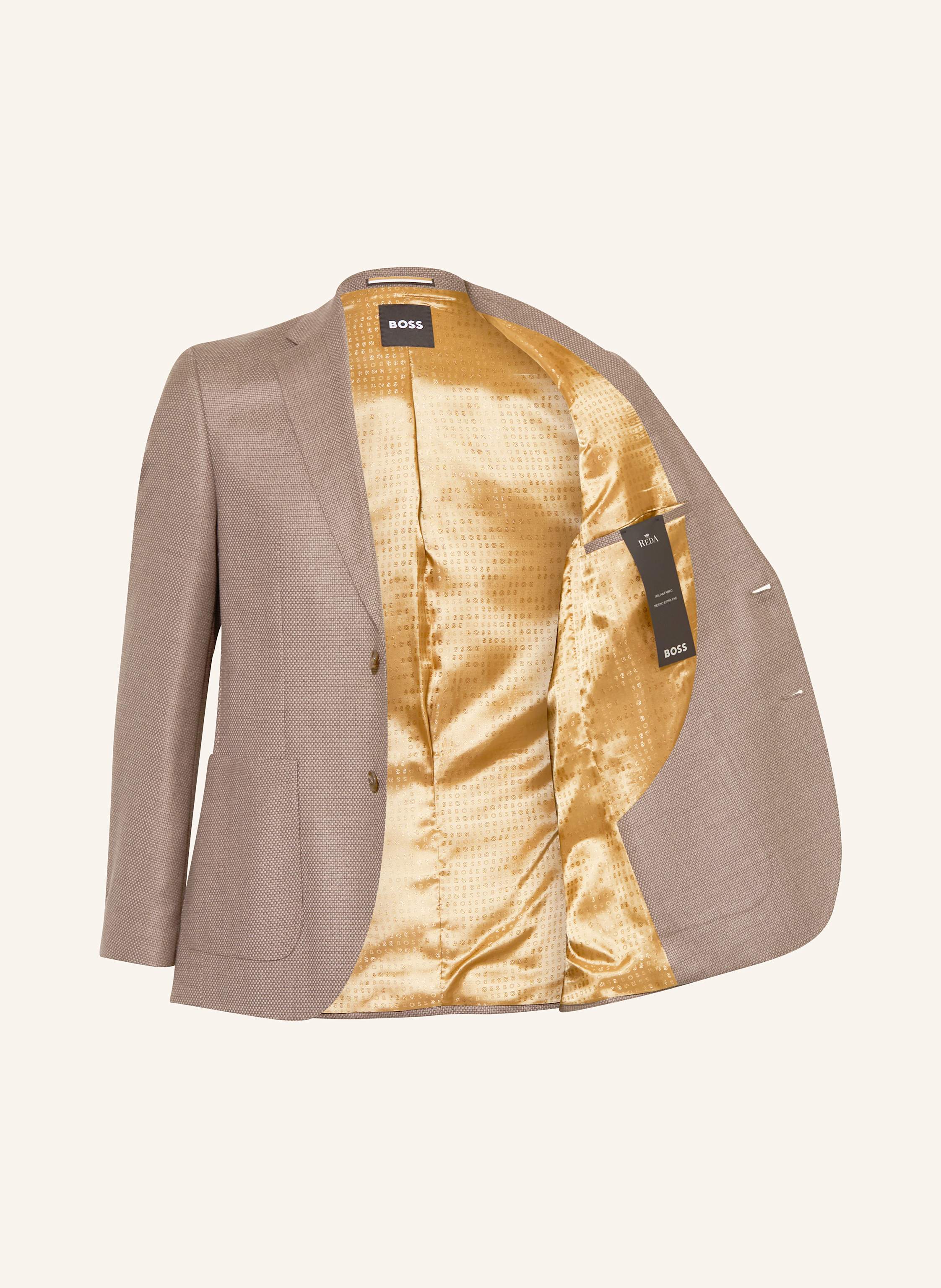 Thumbnail - Boss Sakko Janson Regular Fit Aus Merinowolle beige