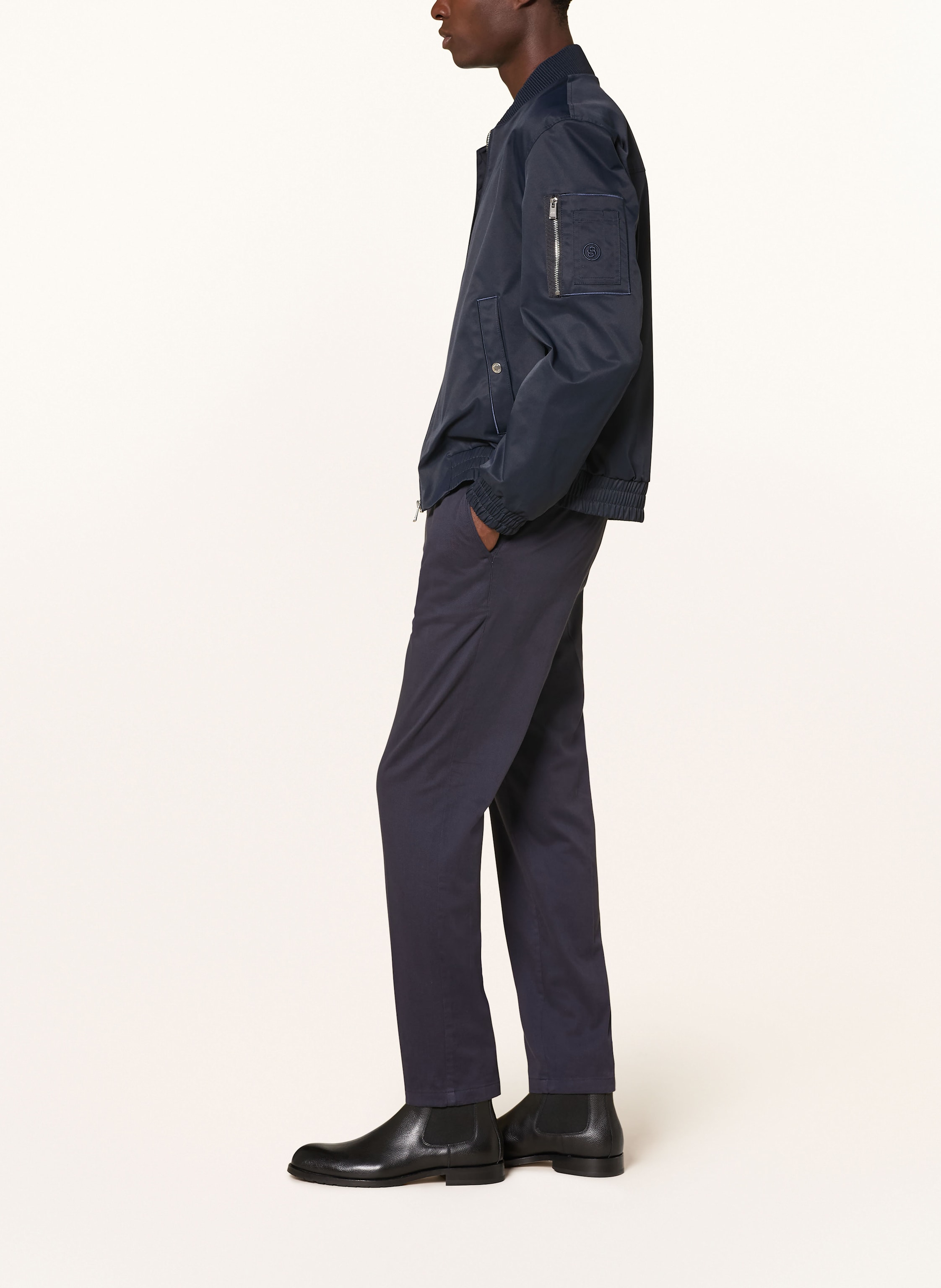 Thumbnail - Boss Chino Kane Modern Regular Fit blau