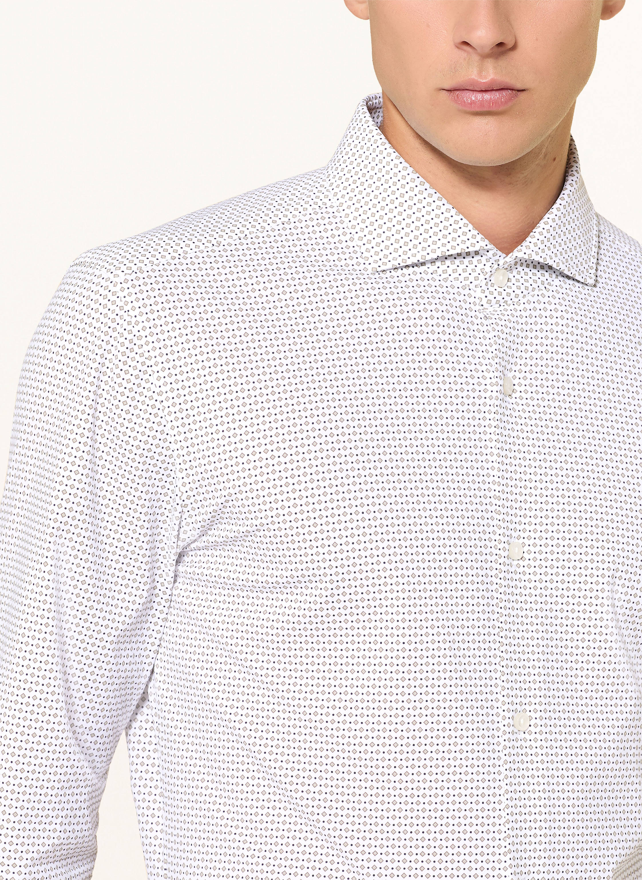 Thumbnail - Boss Hemd Hank Slim Fit grau