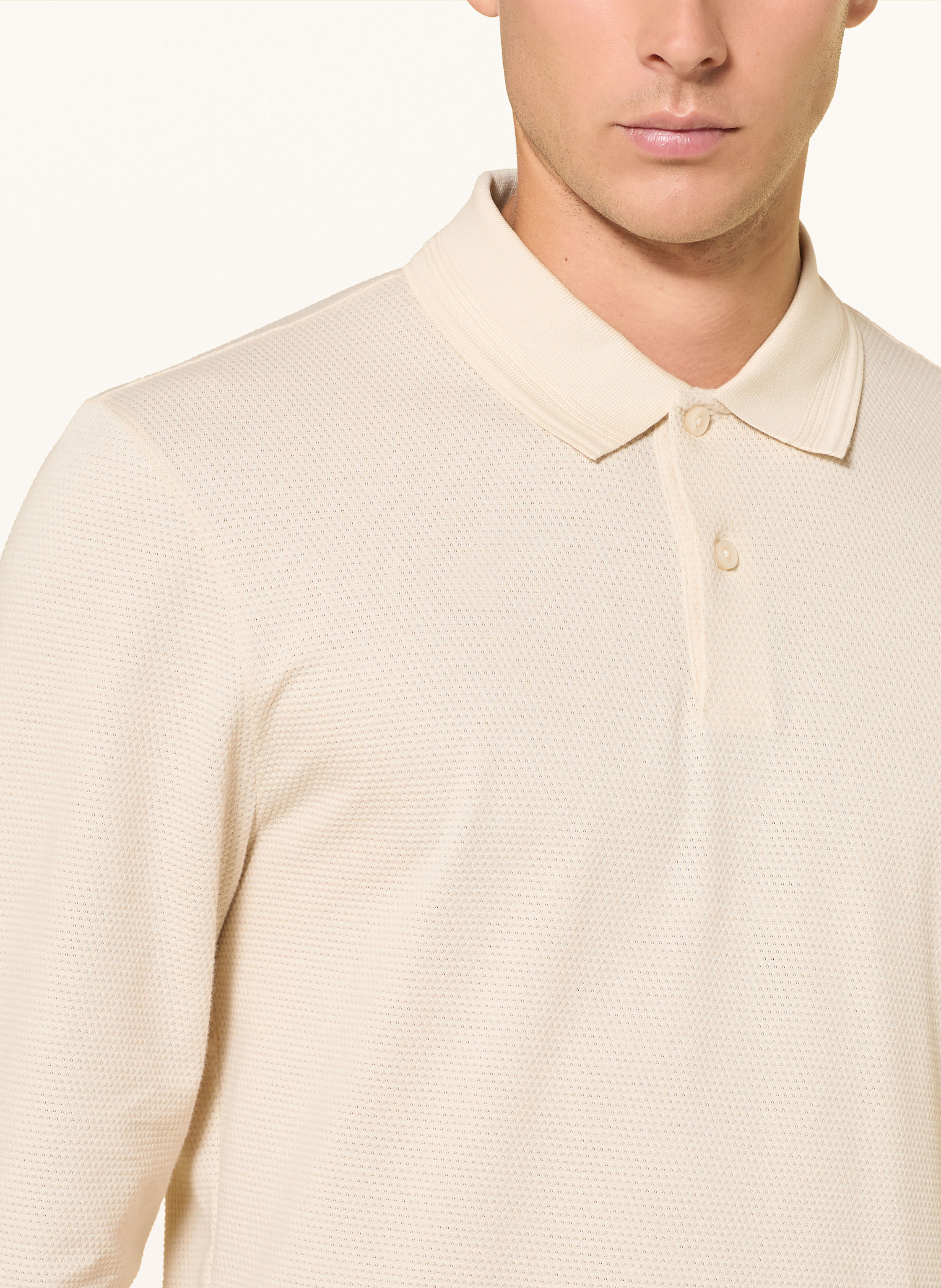 Thumbnail - Boss Jersey-Poloshirt Pittman weiss