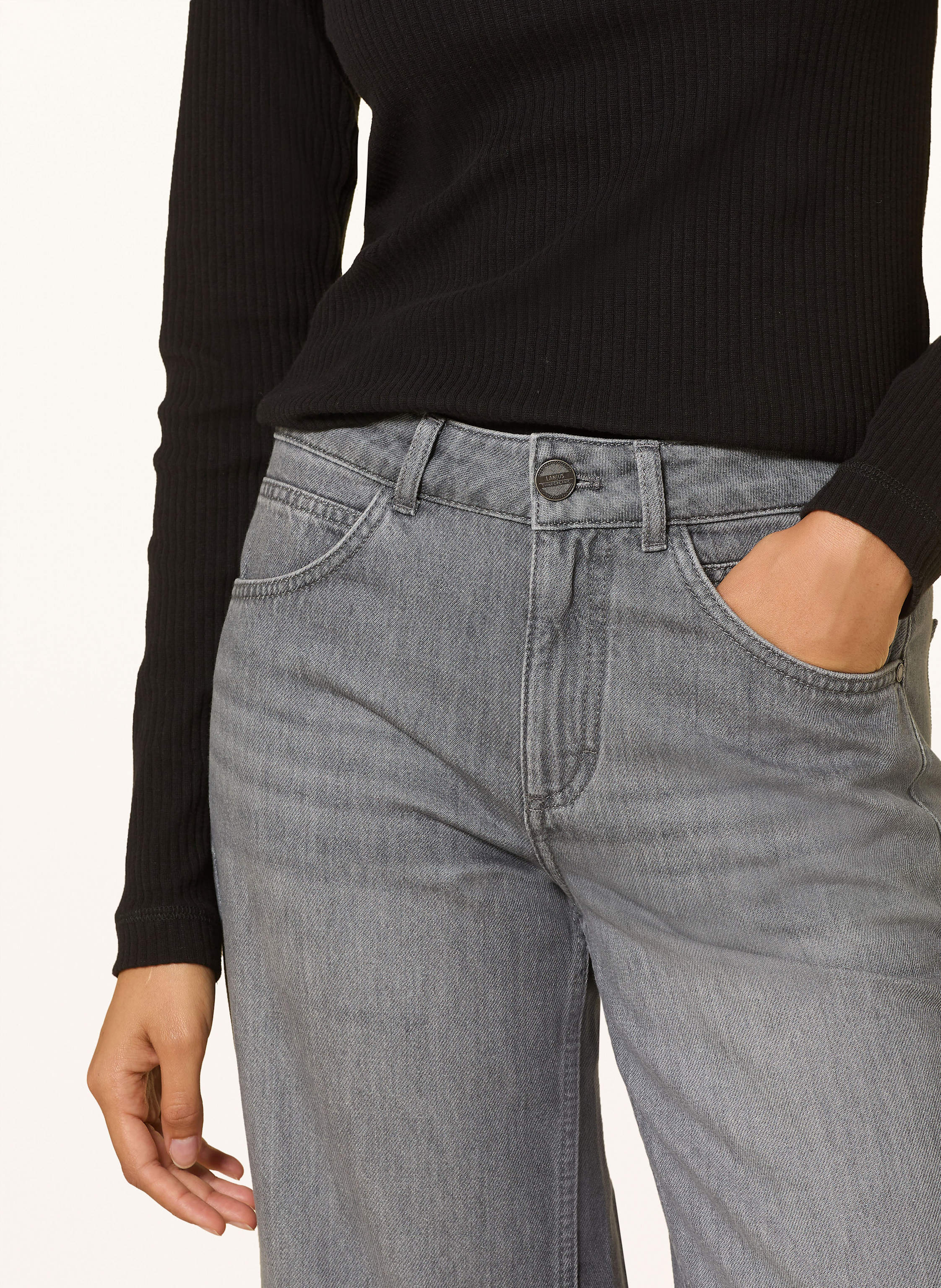 Thumbnail - Lanius Straight Jeans grau