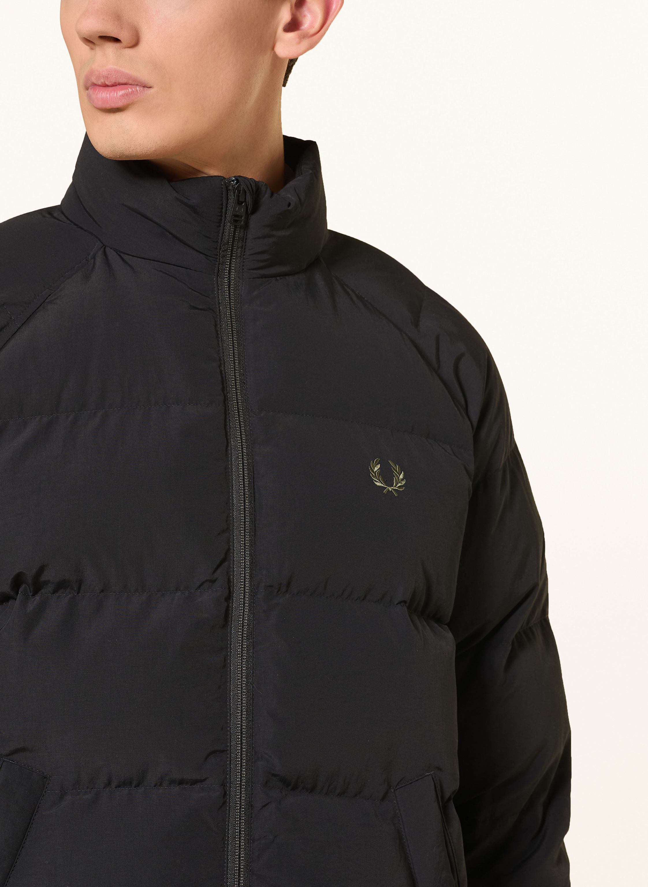 Thumbnail - Fred Perry Steppjacke schwarz