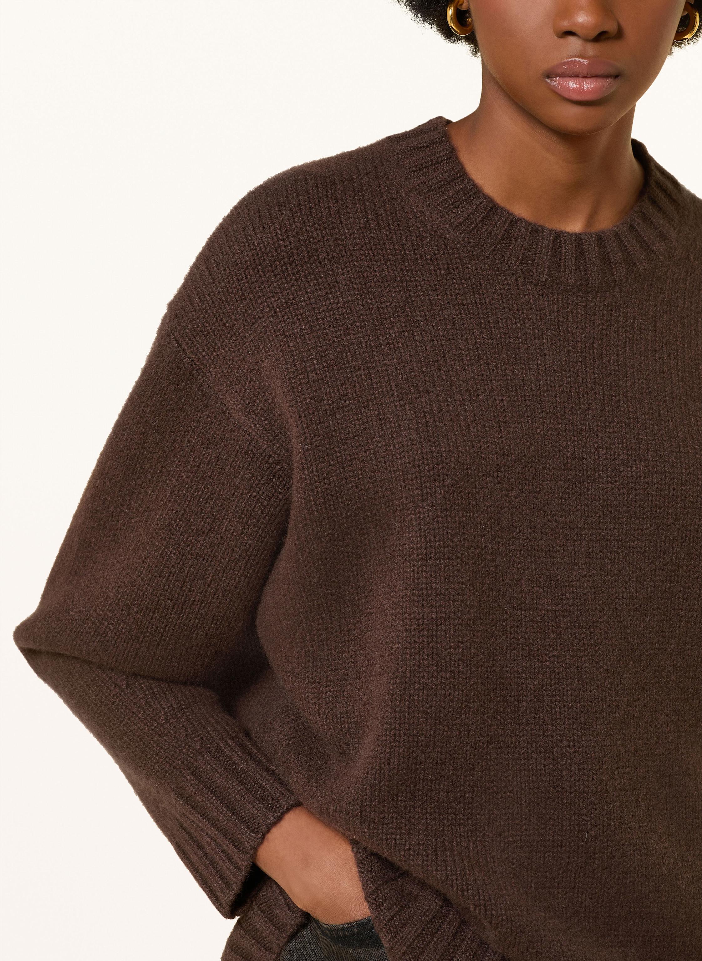 Thumbnail - Kujten Cashmere-Pullover Manoe braun