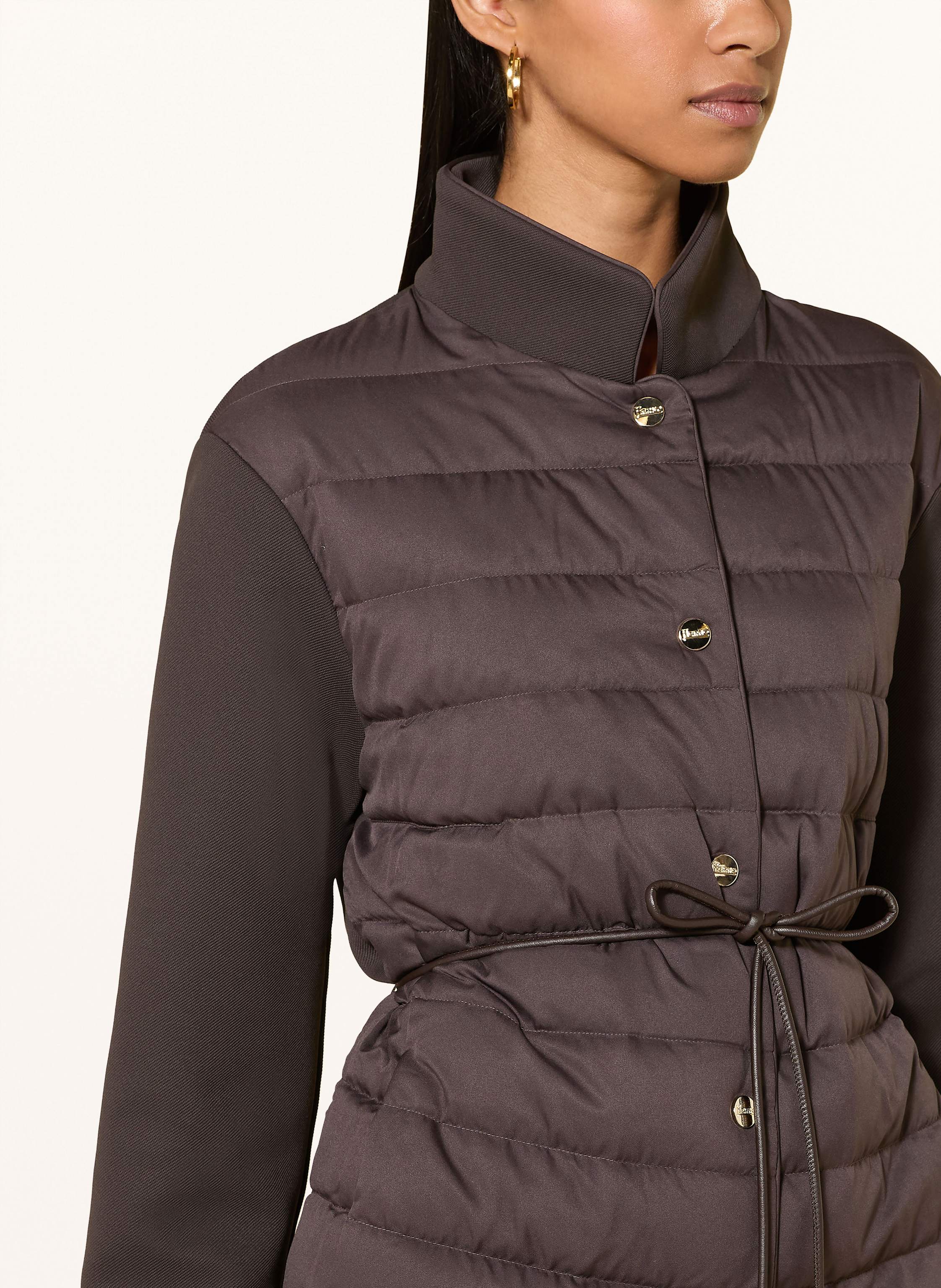 Thumbnail - Herno Daunenjacke Im Materialmix braun