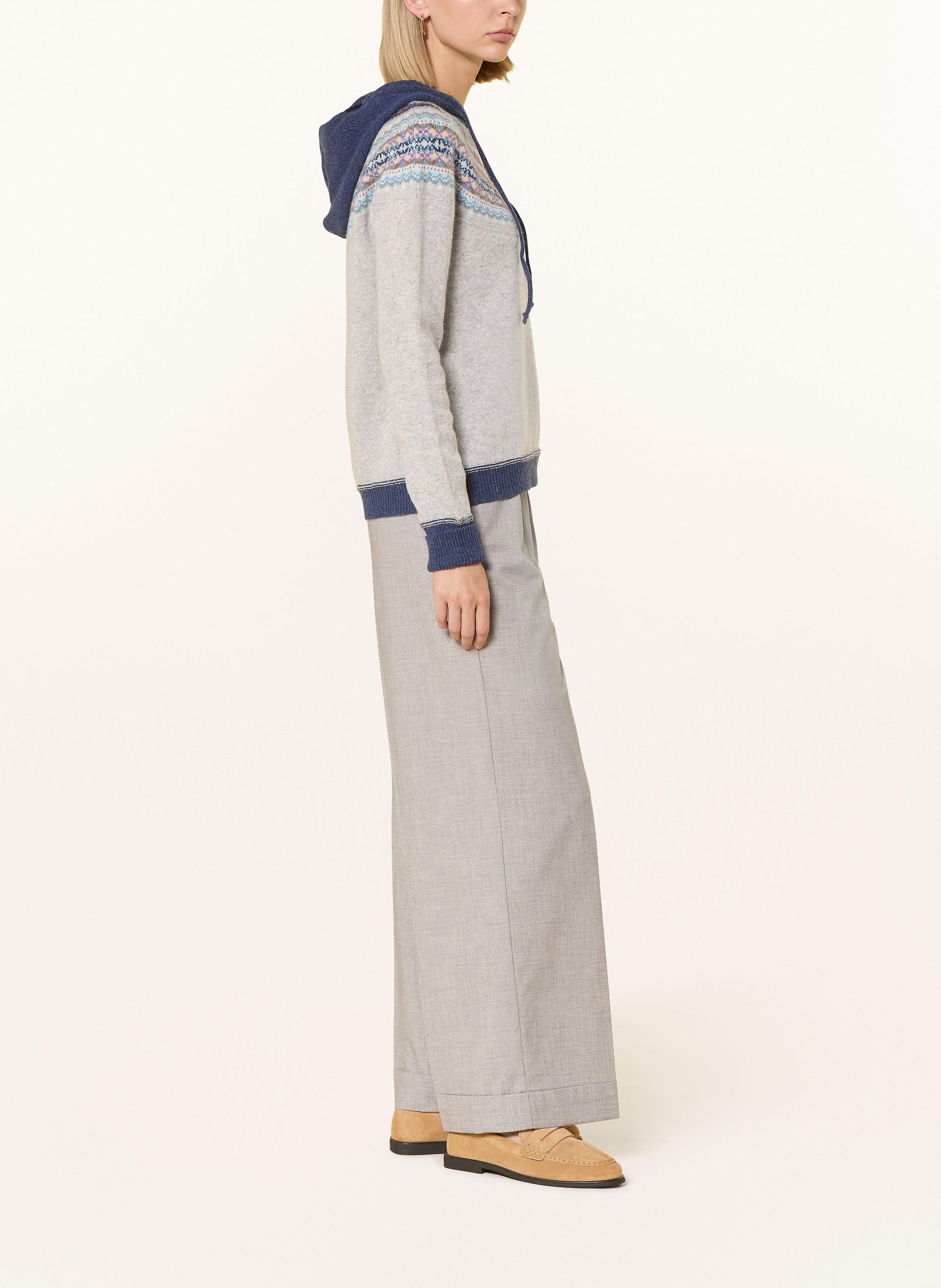 Thumbnail - Eribé Strick-Hoodie Alpine grau