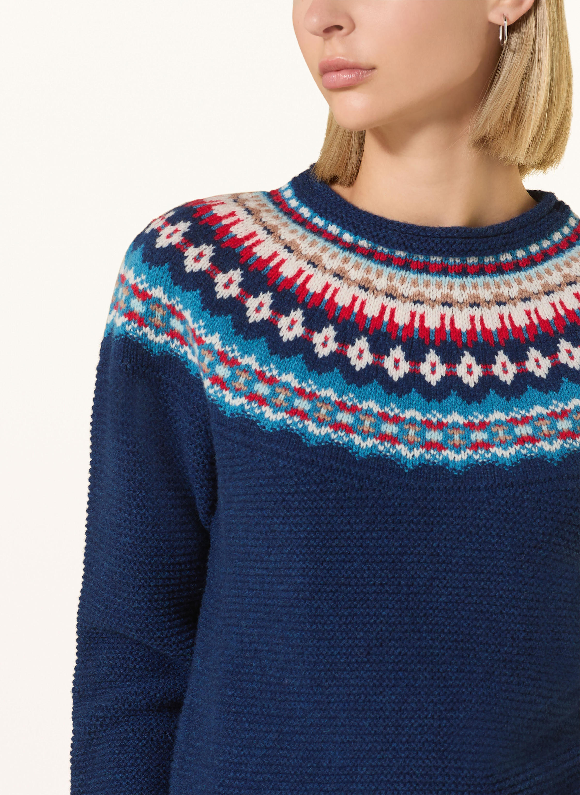 Thumbnail - Eribé Pullover Stoneybrek blau