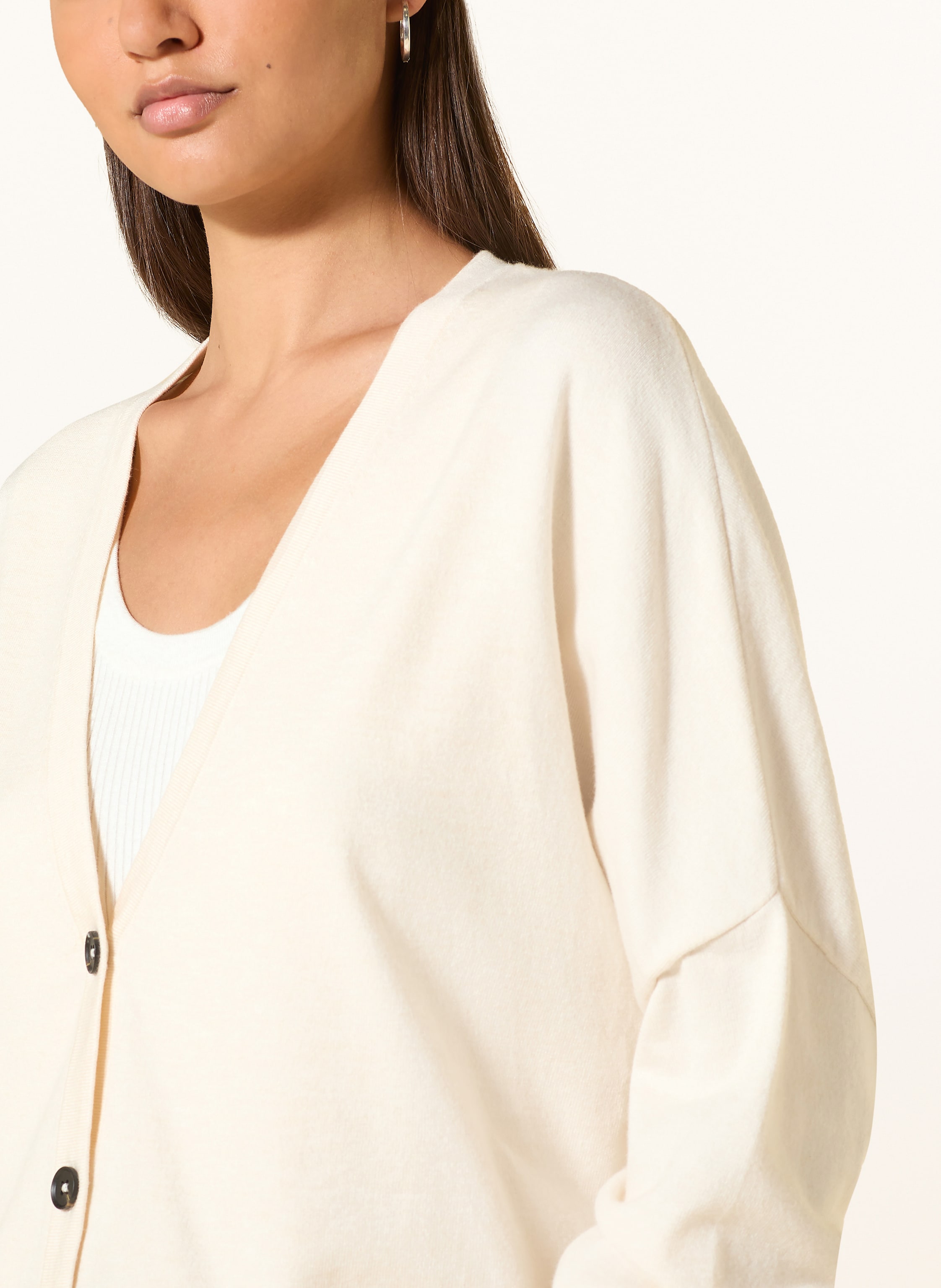 Thumbnail - Miss Lagotte Strickjacke weiss