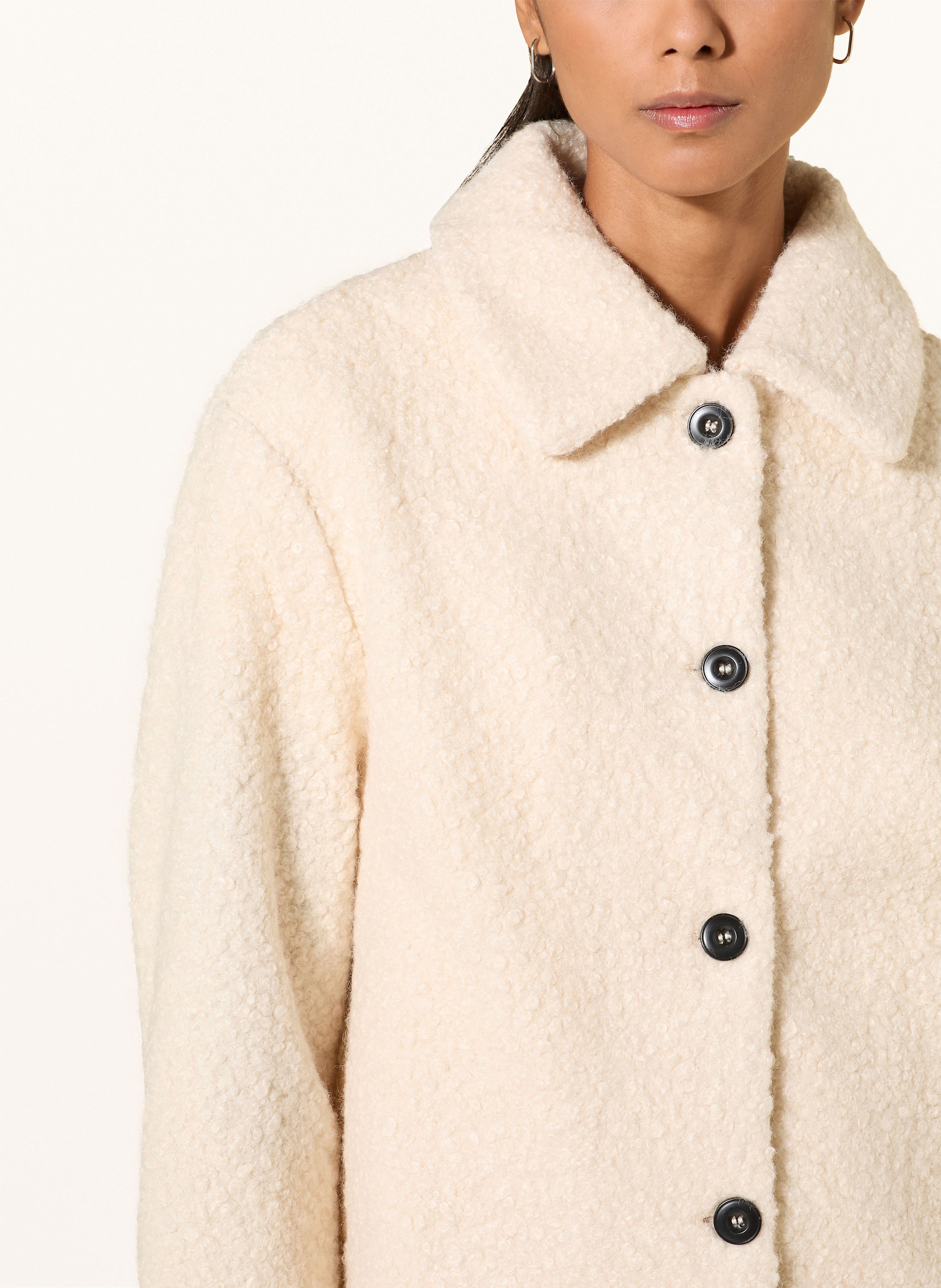 Thumbnail - Miss Lagotte Teddyfell-Jacke weiss