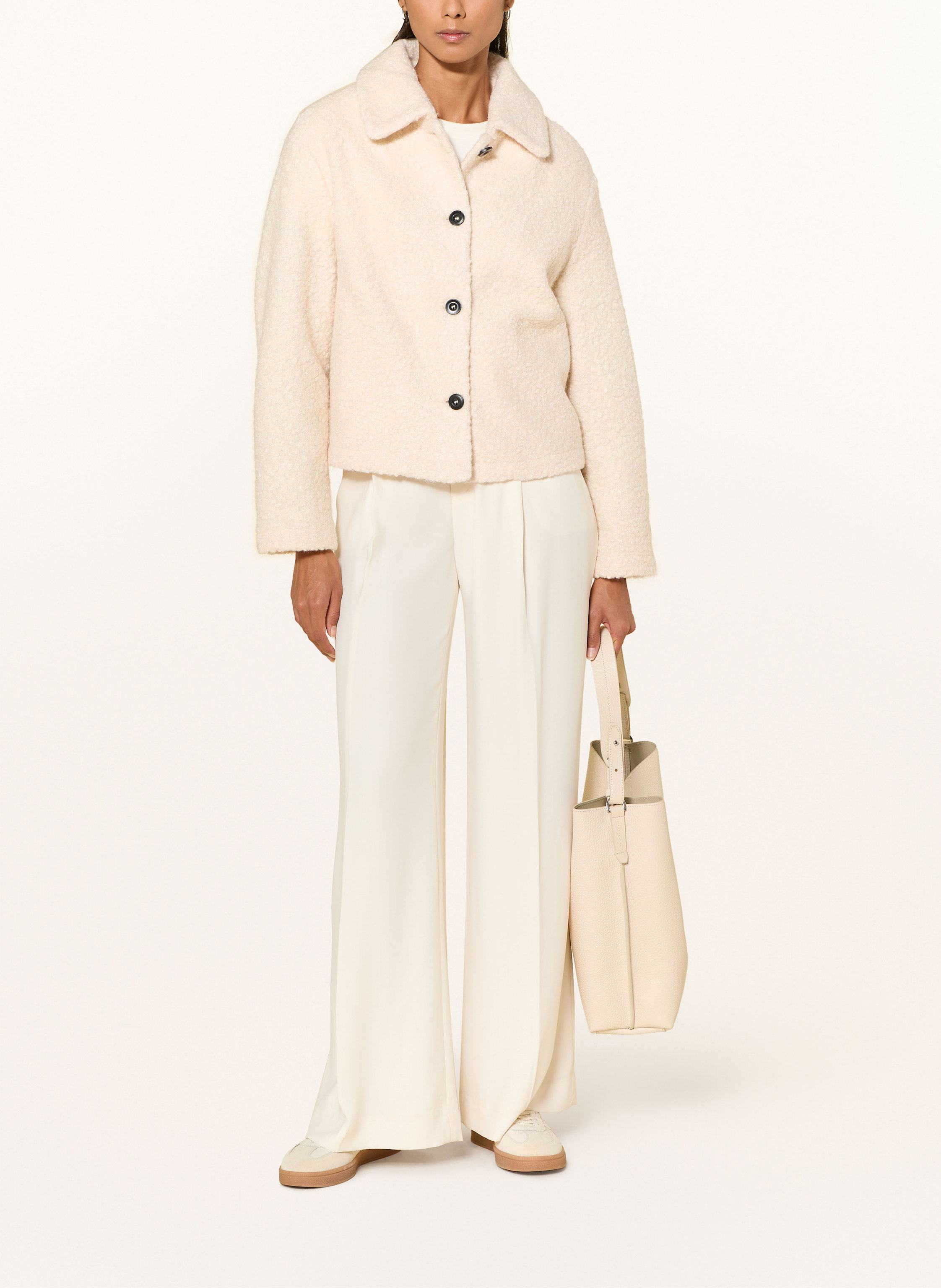 Thumbnail - Miss Lagotte Teddyfell-Jacke weiss