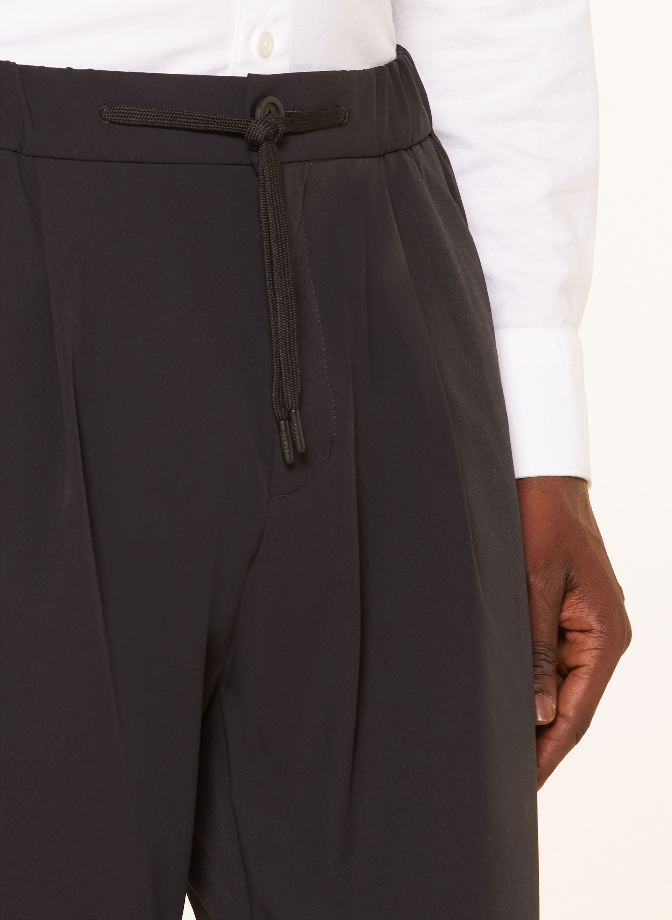 Thumbnail - Herno Chino Extra Slim Fit schwarz