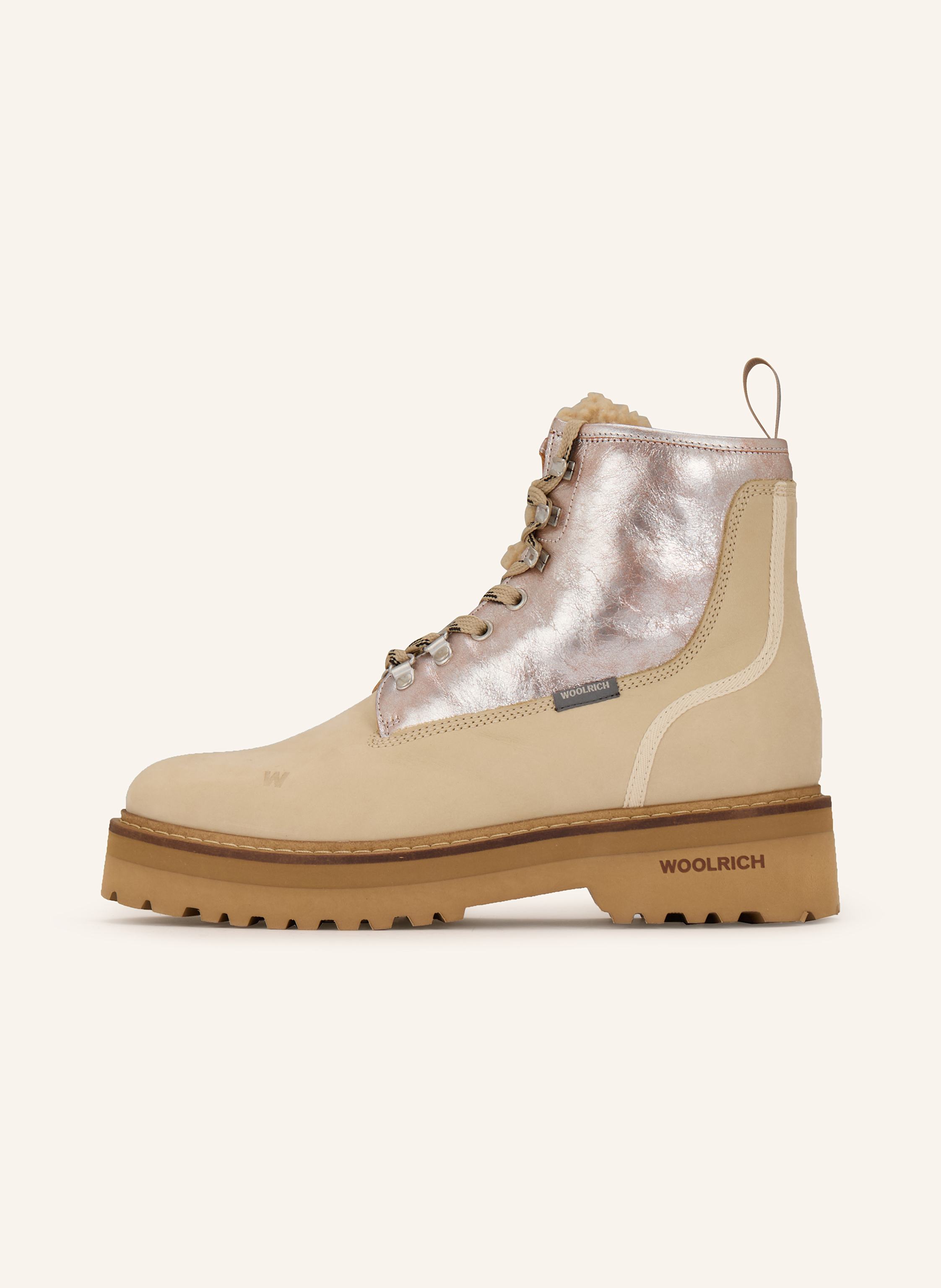 Thumbnail - Woolrich Schnürboots beige