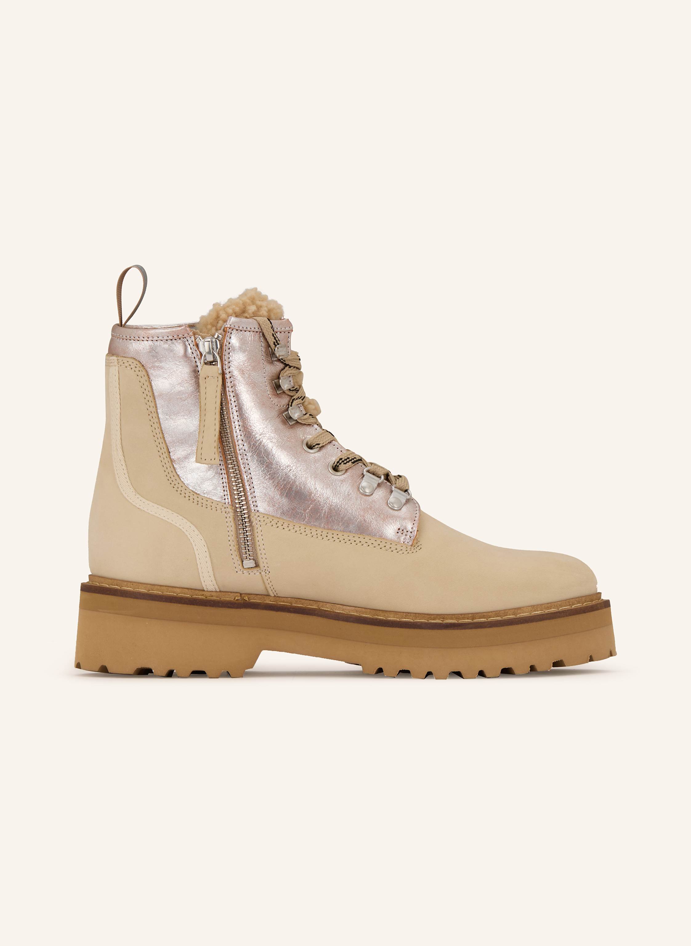Thumbnail - Woolrich Schnürboots beige