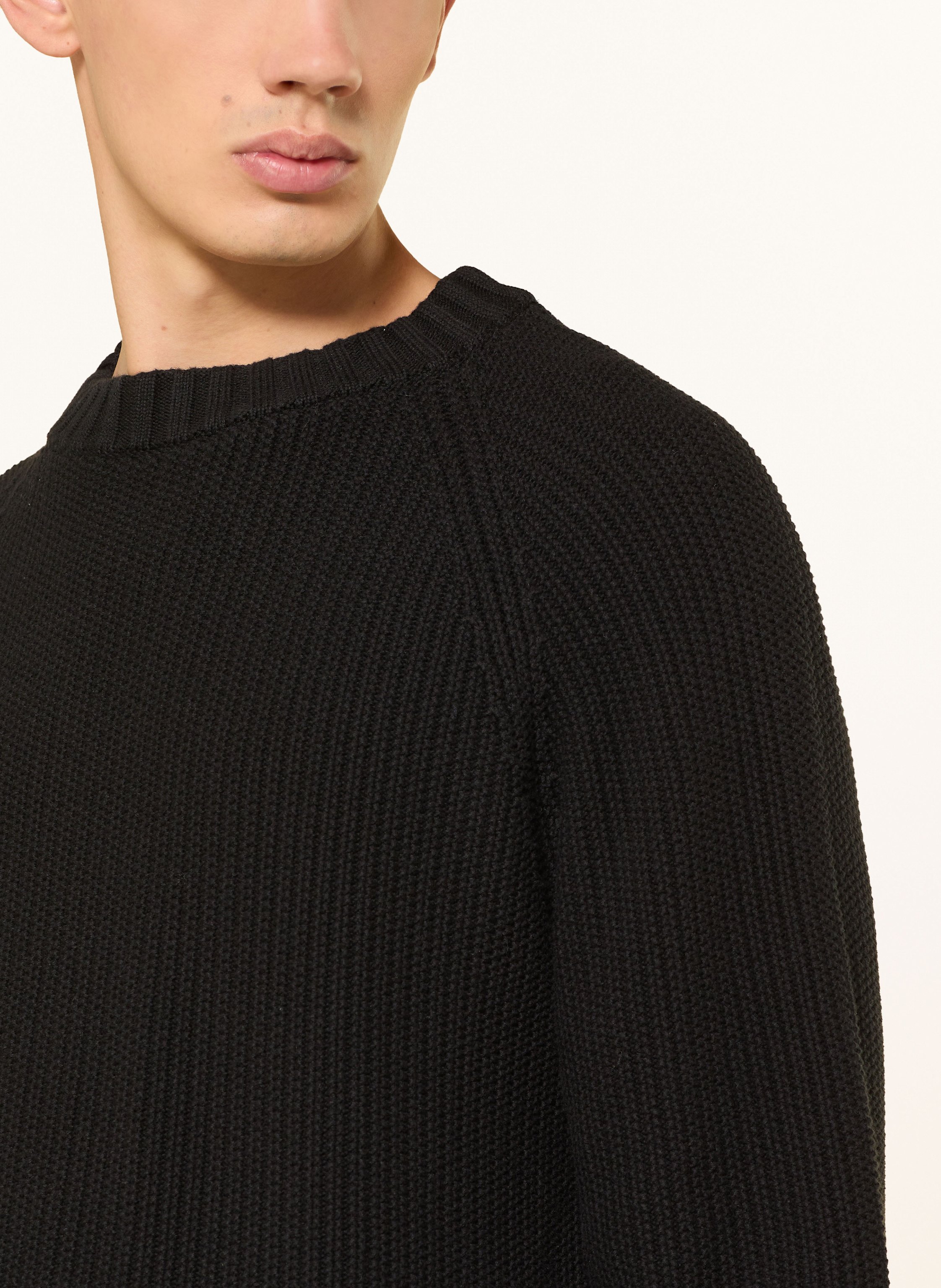 Thumbnail - Hugo Blue Pullover Sonnee schwarz