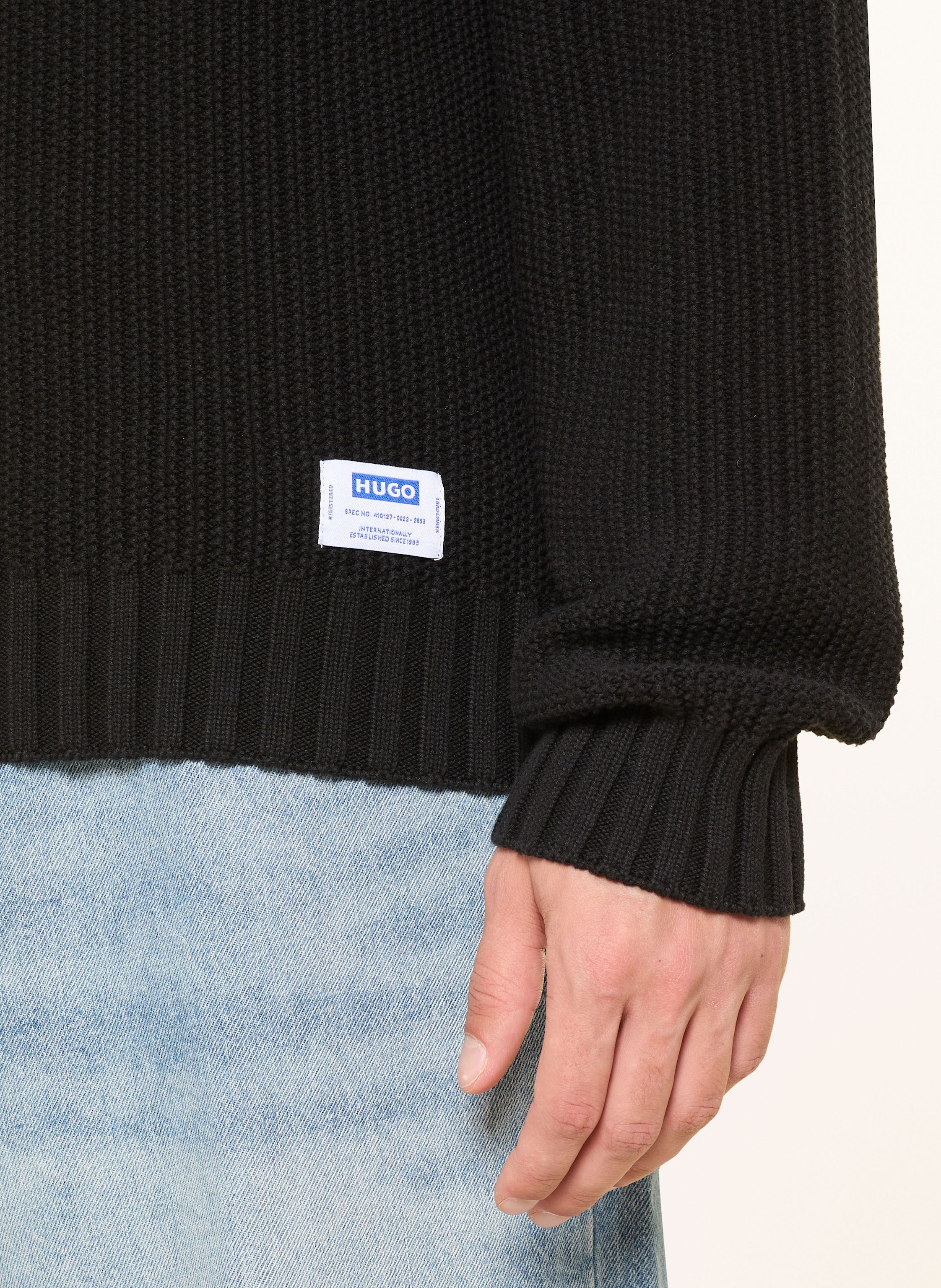 Thumbnail - Hugo Blue Pullover Sonnee schwarz