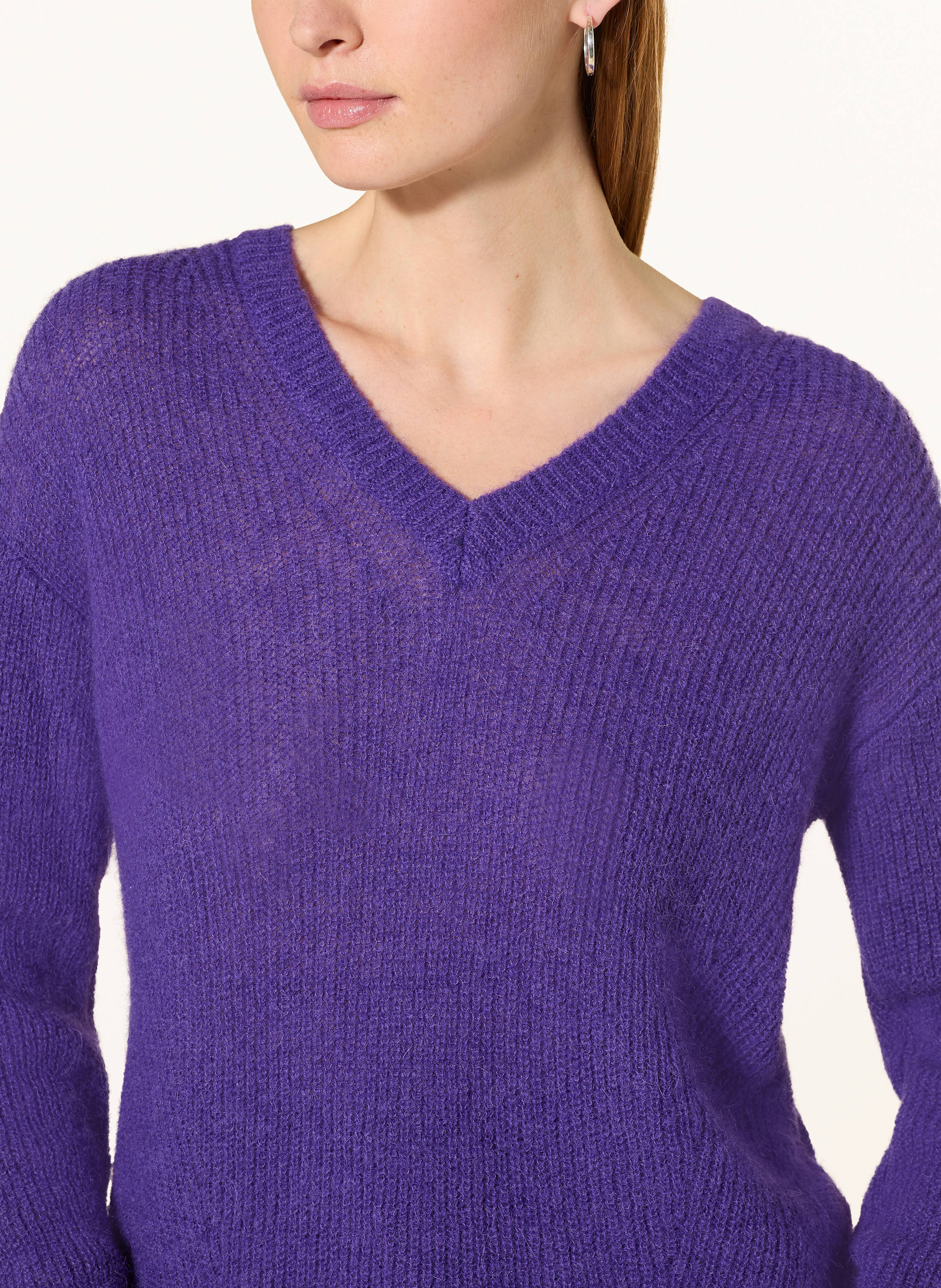 Thumbnail - Maerz Muenchen Pullover Mit Alpaka lila