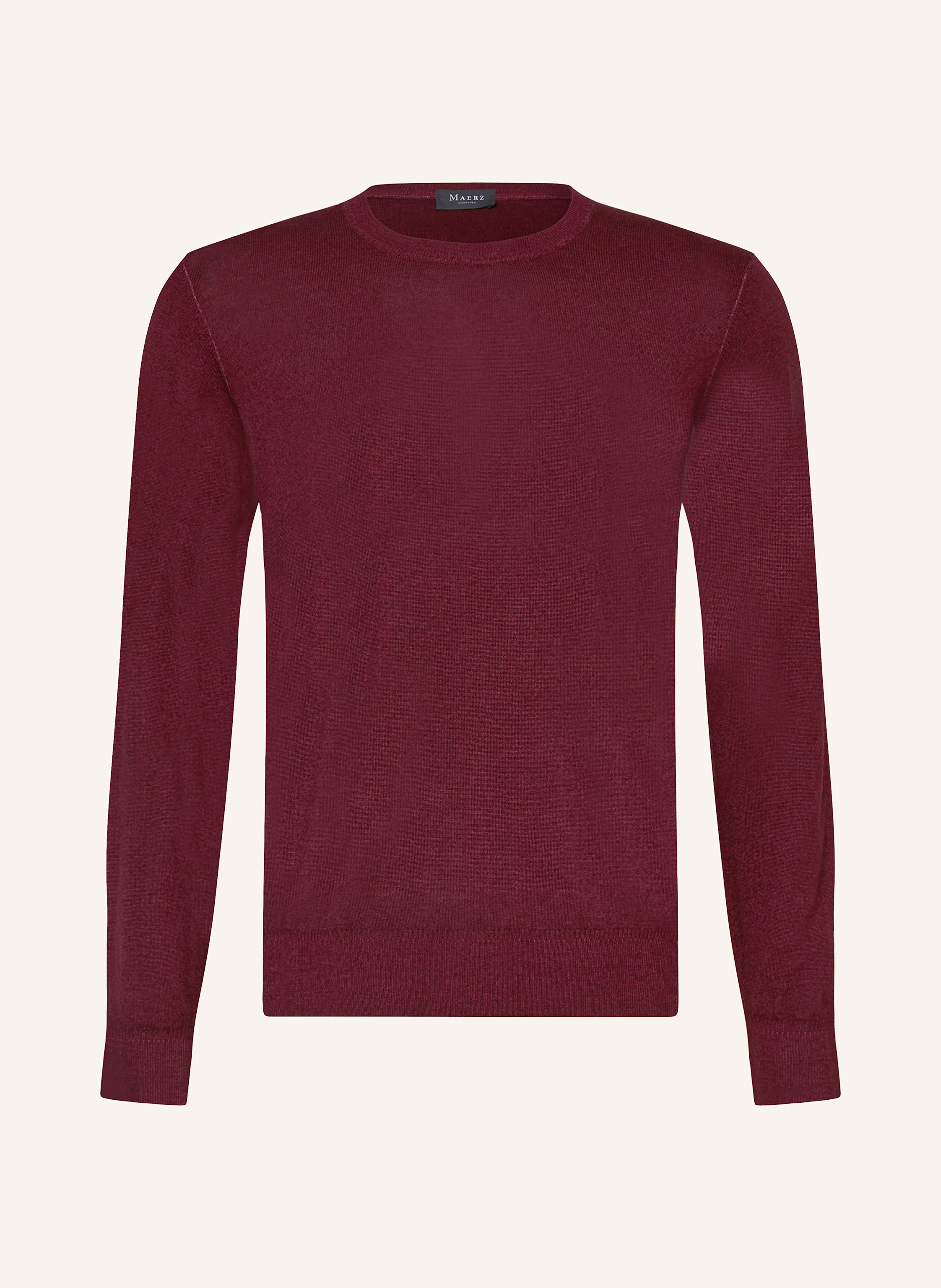 Maerz Muenchen Pullover Aus Merinowolle rot