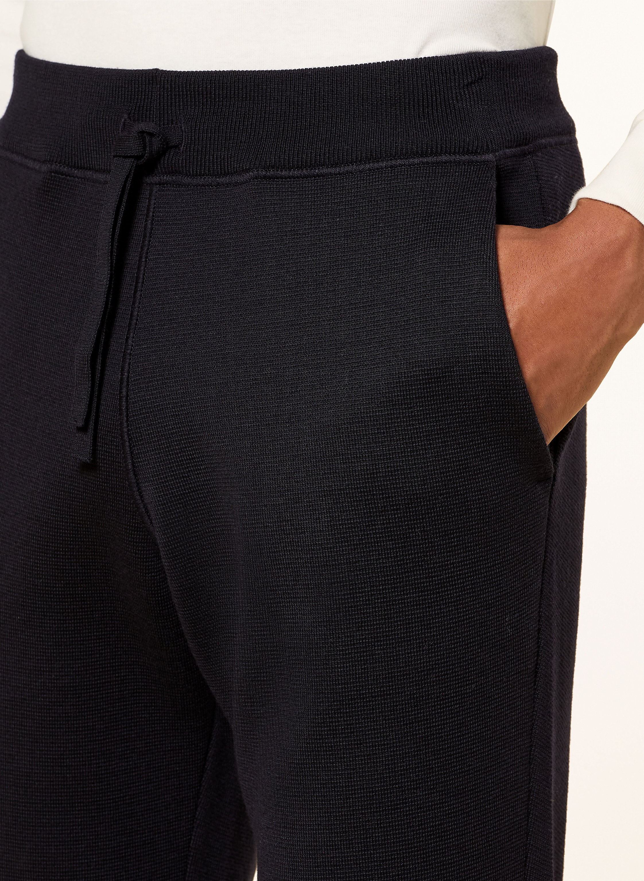 Thumbnail - Maerz Muenchen Piqué-Strickhose Im Jogging-Stil Regular Fit blau