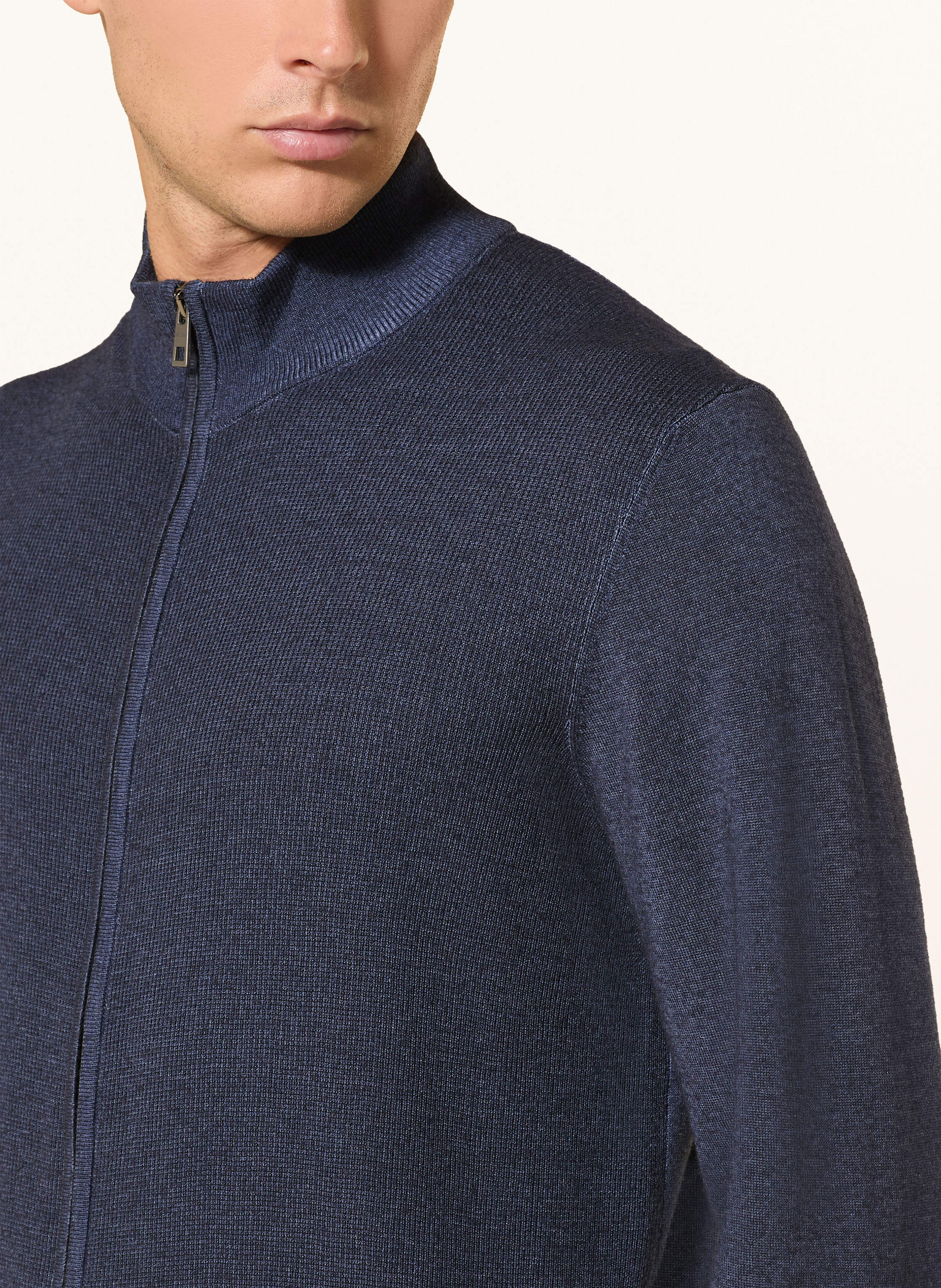 Thumbnail - Maerz Muenchen Strickjacke Aus Merinowolle blau