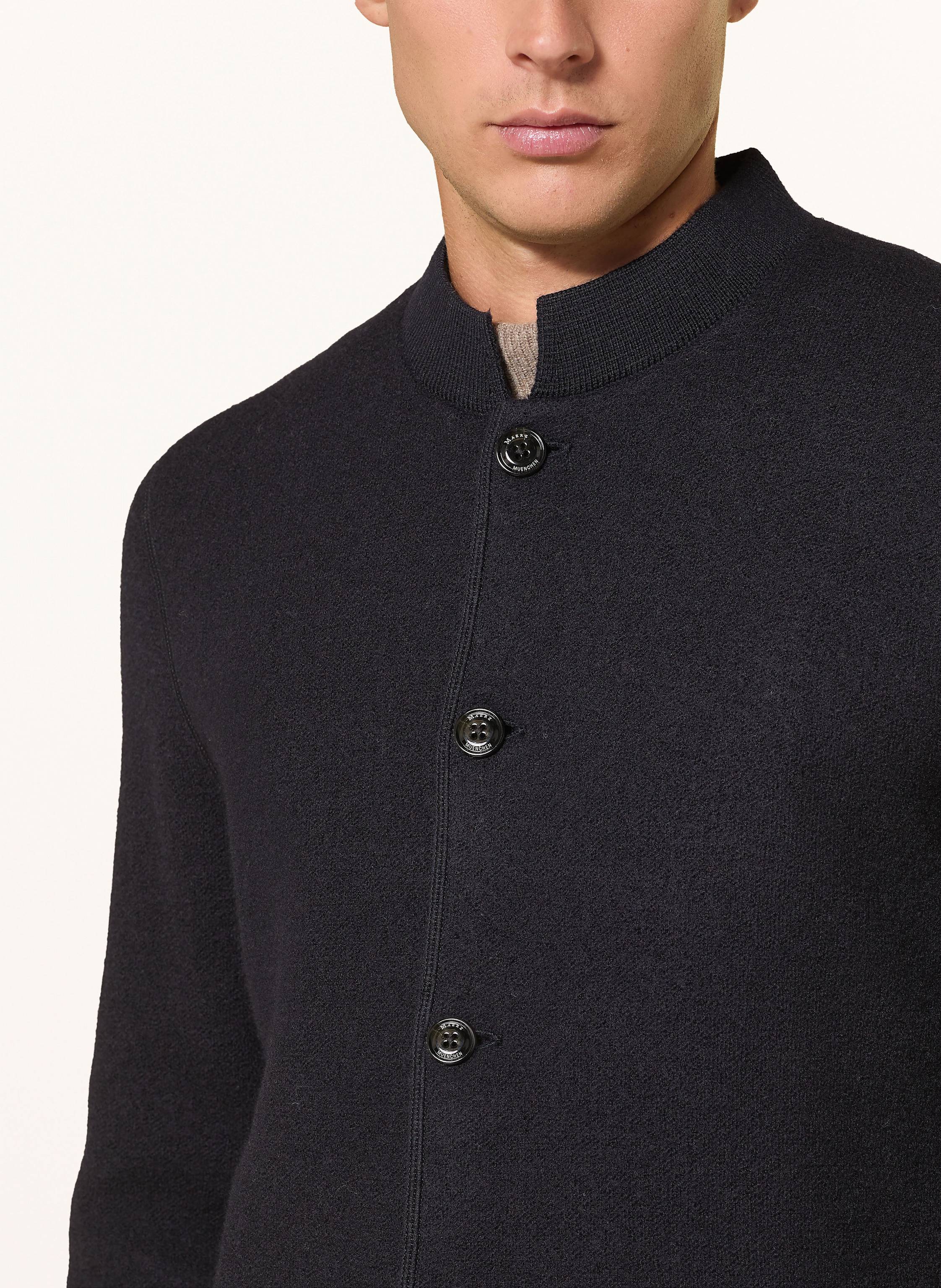 Thumbnail - Maerz Muenchen Strickjacke Aus Merinowolle blau