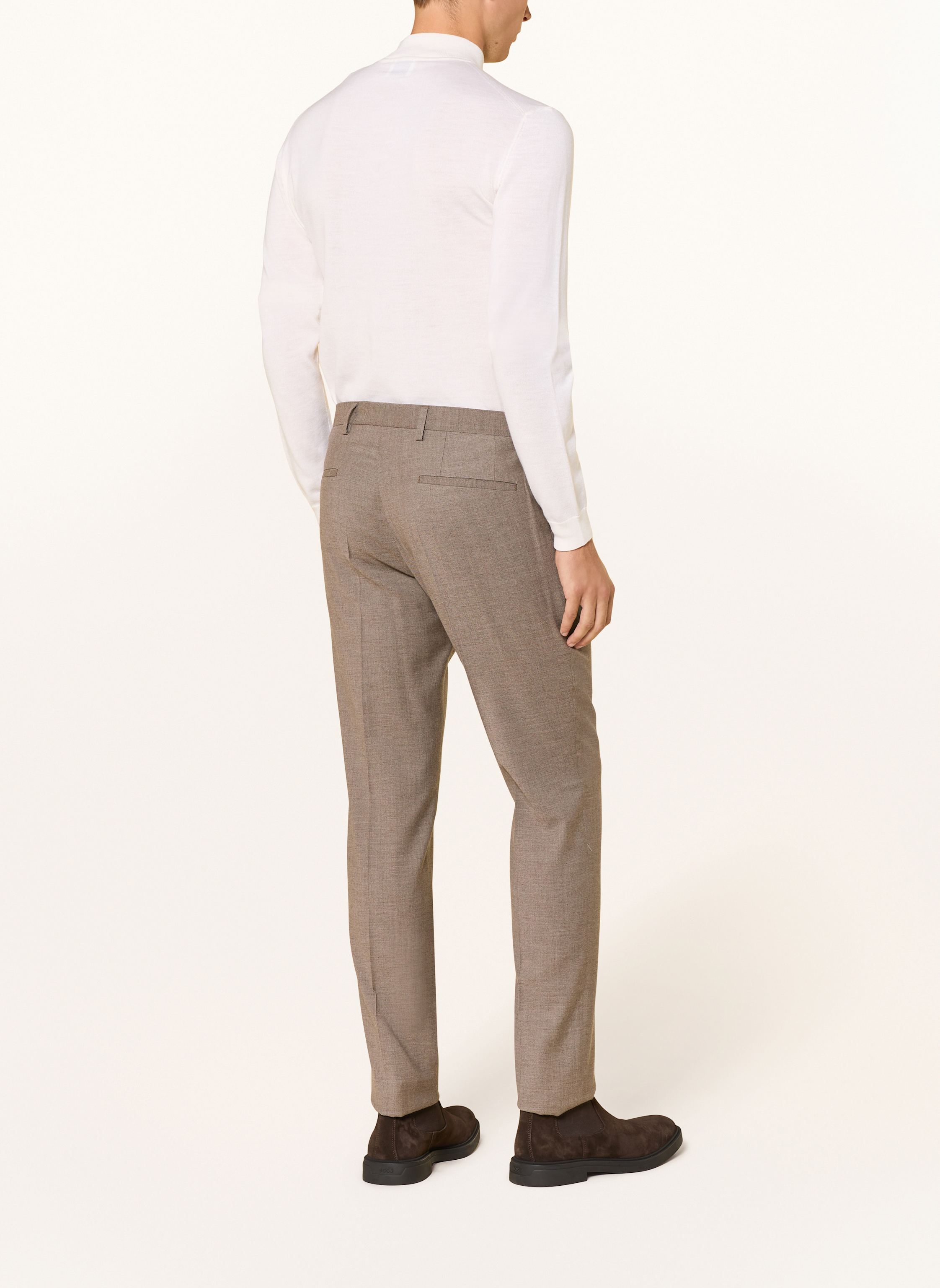 Thumbnail - Roy Robson Anzughose Slim Fit braun