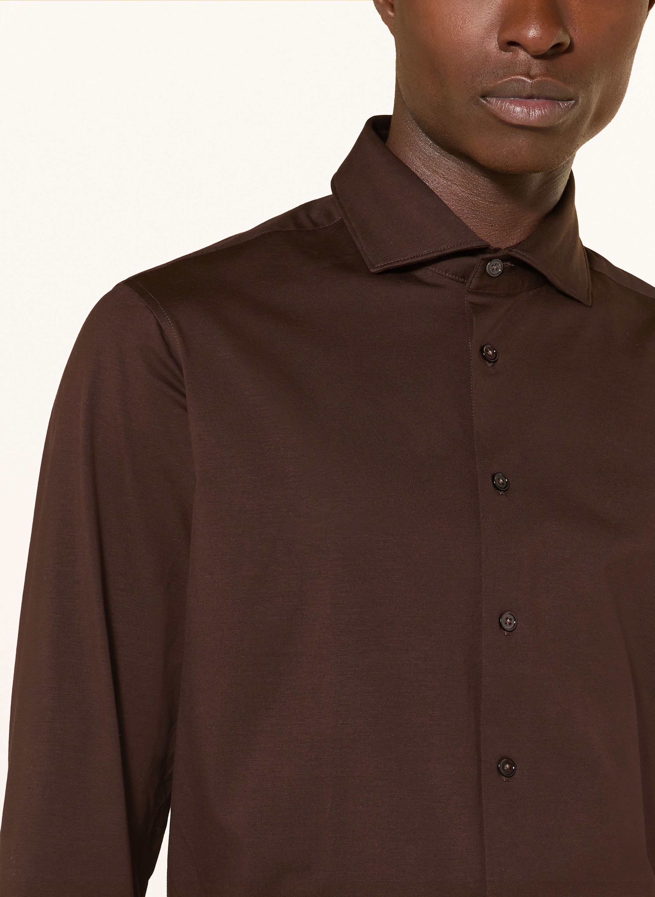 Thumbnail - Seidensticker Hemd Shaped Fit braun