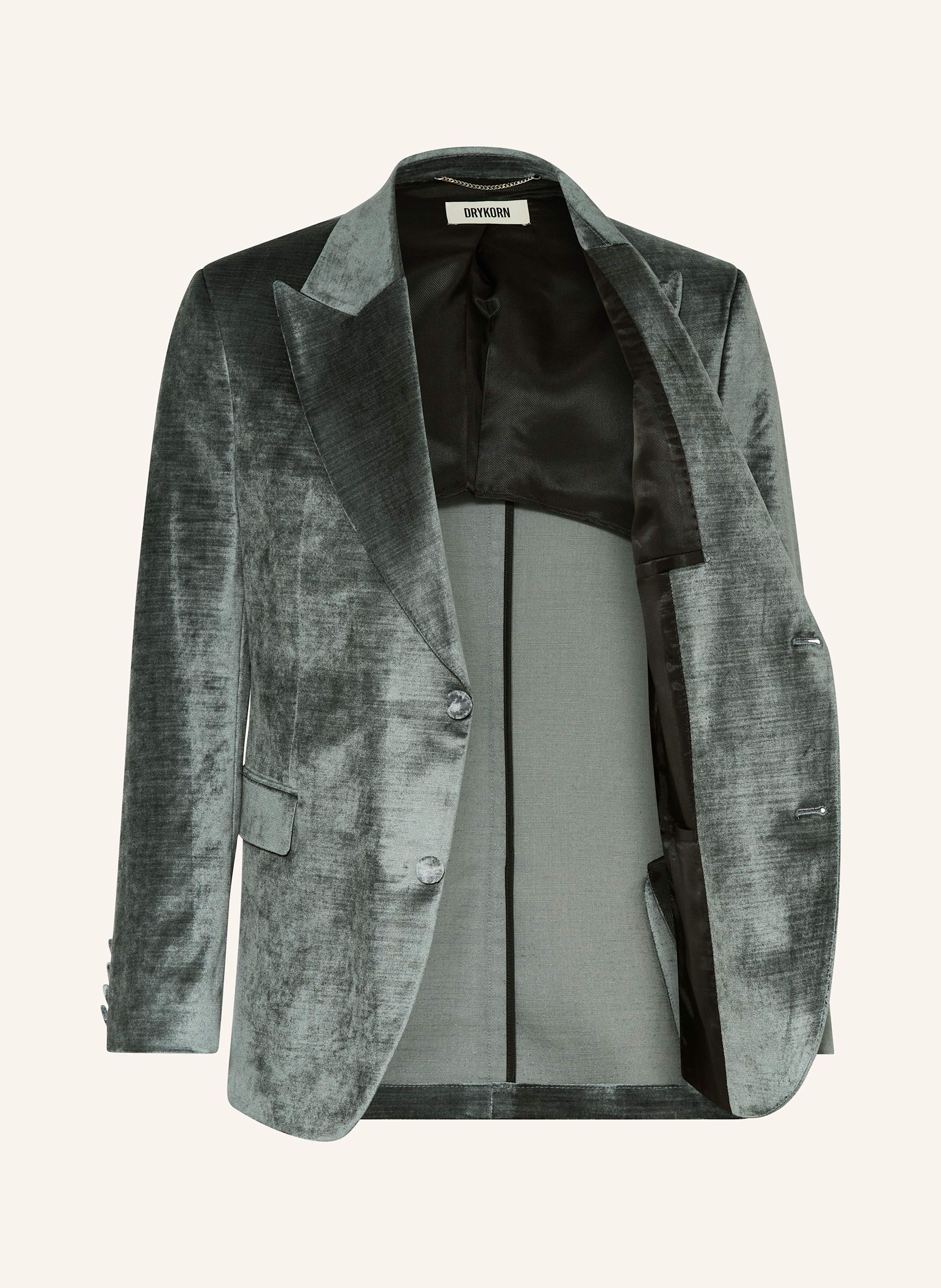 Thumbnail - Drykorn Samtsakko Jacato Regular Fit gruen