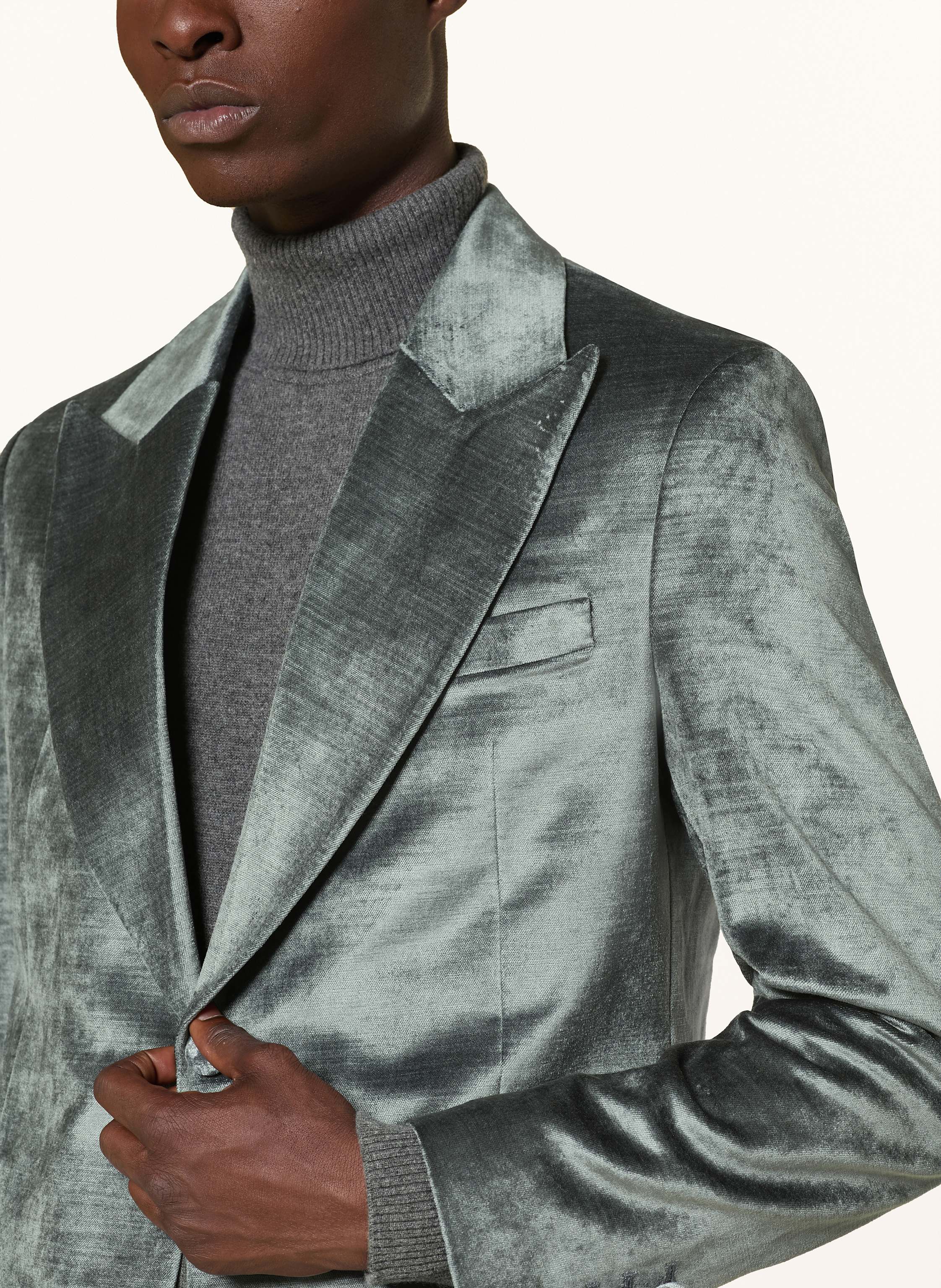 Thumbnail - Drykorn Samtsakko Jacato Regular Fit gruen